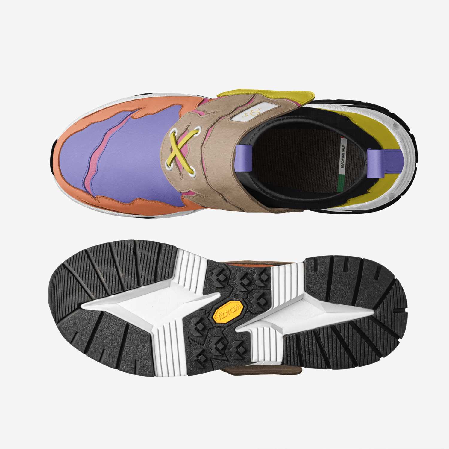 Kraken 2 custom made in Italy shoes by Carlos Segarra | Top view