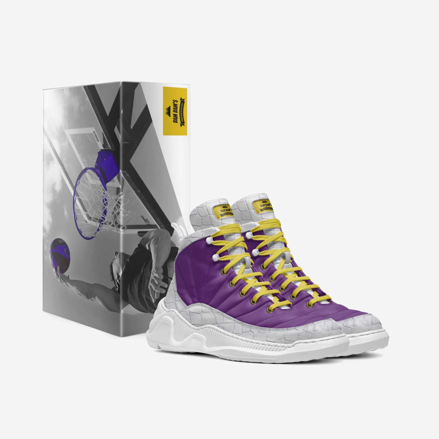 Bam Bam'$ custom made in Italy shoes by Atiya Thrower | Box view