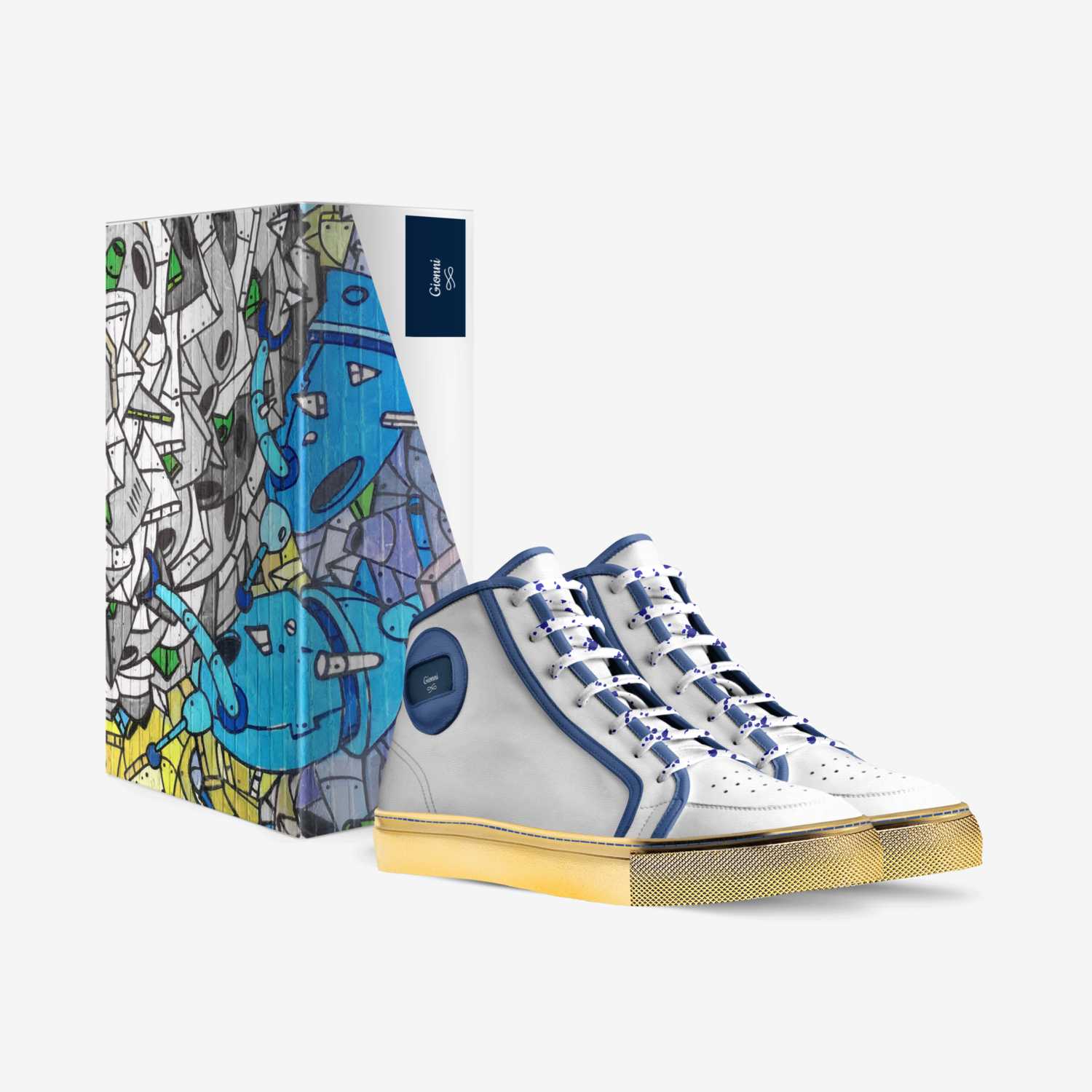Gio Aquarius  custom made in Italy shoes by Gionni Pierre | Box view