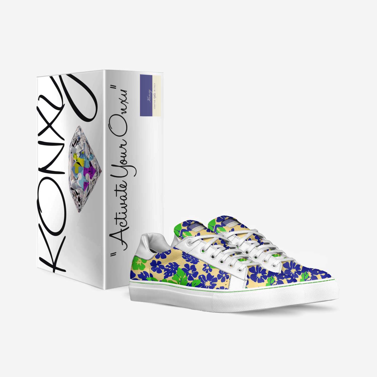 The Returns custom made in Italy shoes by Shakeisha Brown | Box view