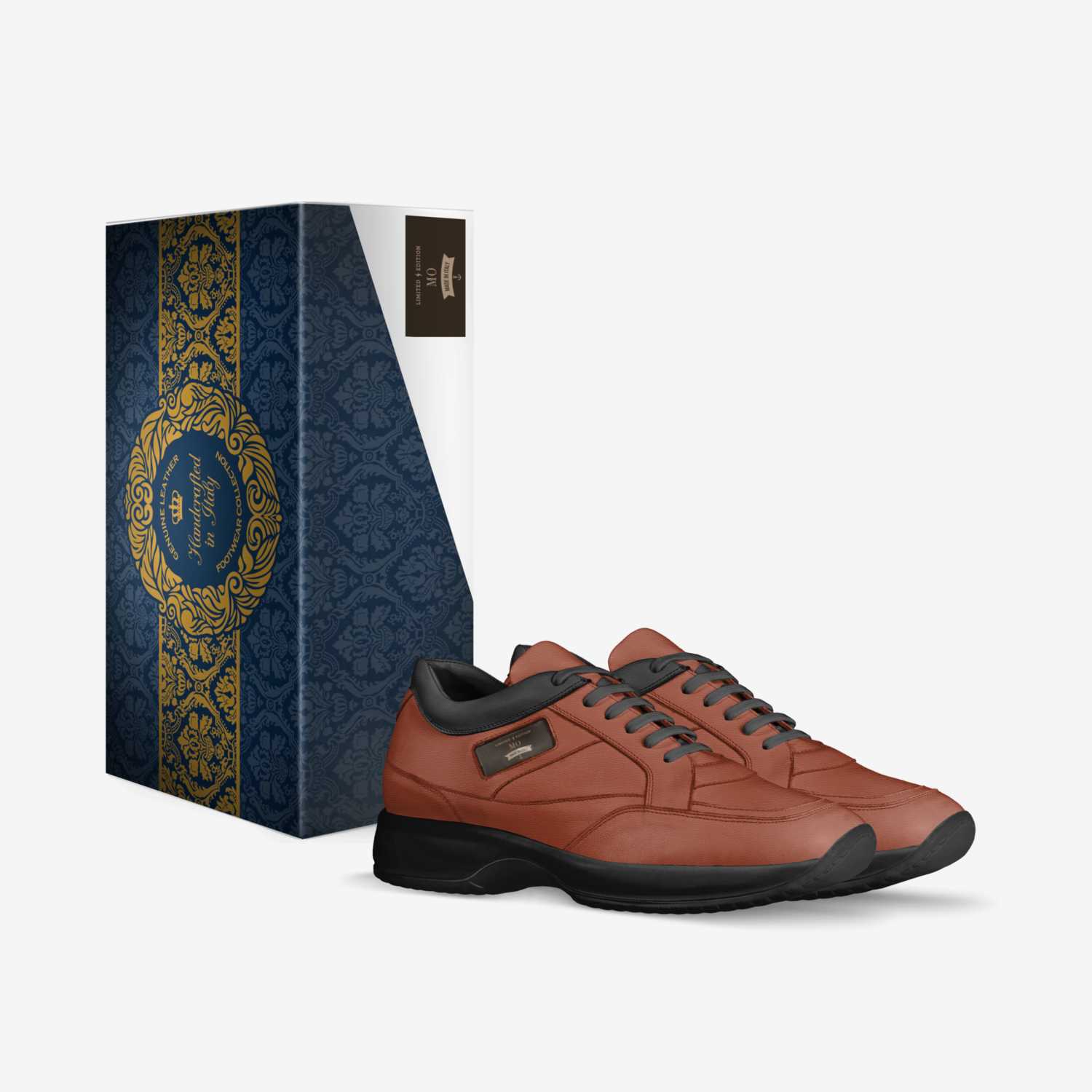 MO custom made in Italy shoes by Mahmoud Tantawy | Box view