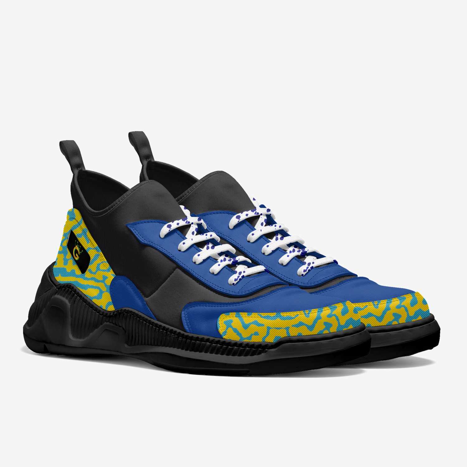 G-SQUAD custom made in Italy shoes by Evelyn Osorio | Double view