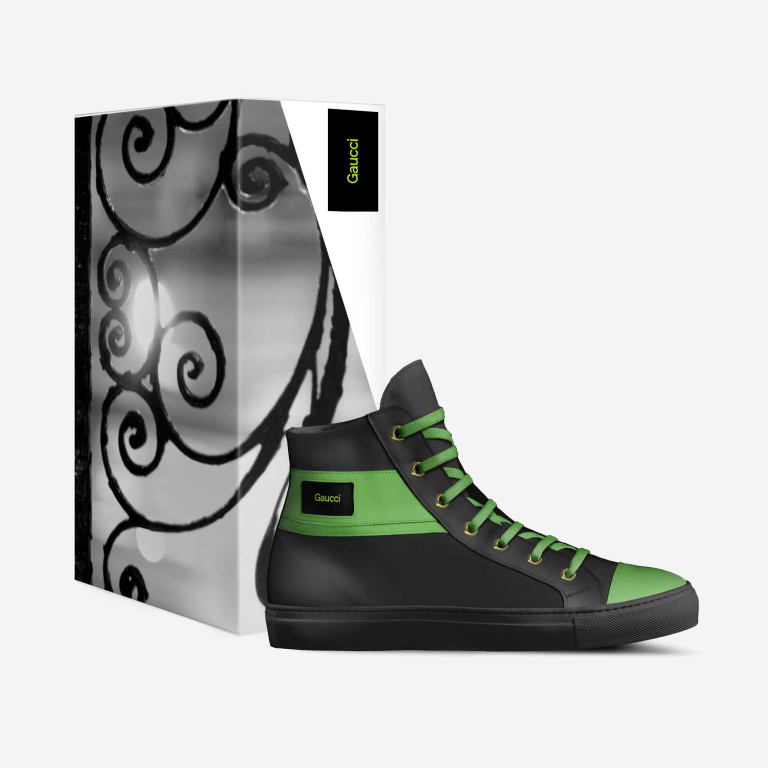 Gaucci custom made in Italy shoes by Chardazha Paige | Box view