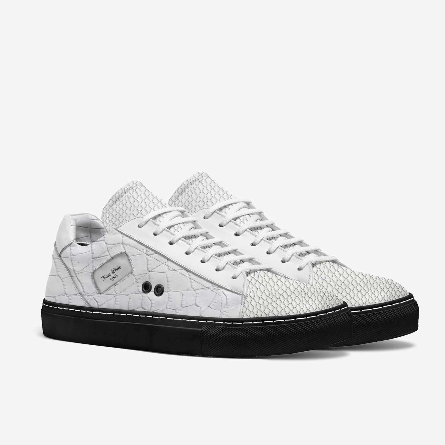 TEAM WHITE custom made in Italy shoes by Michael White Jr | Double view