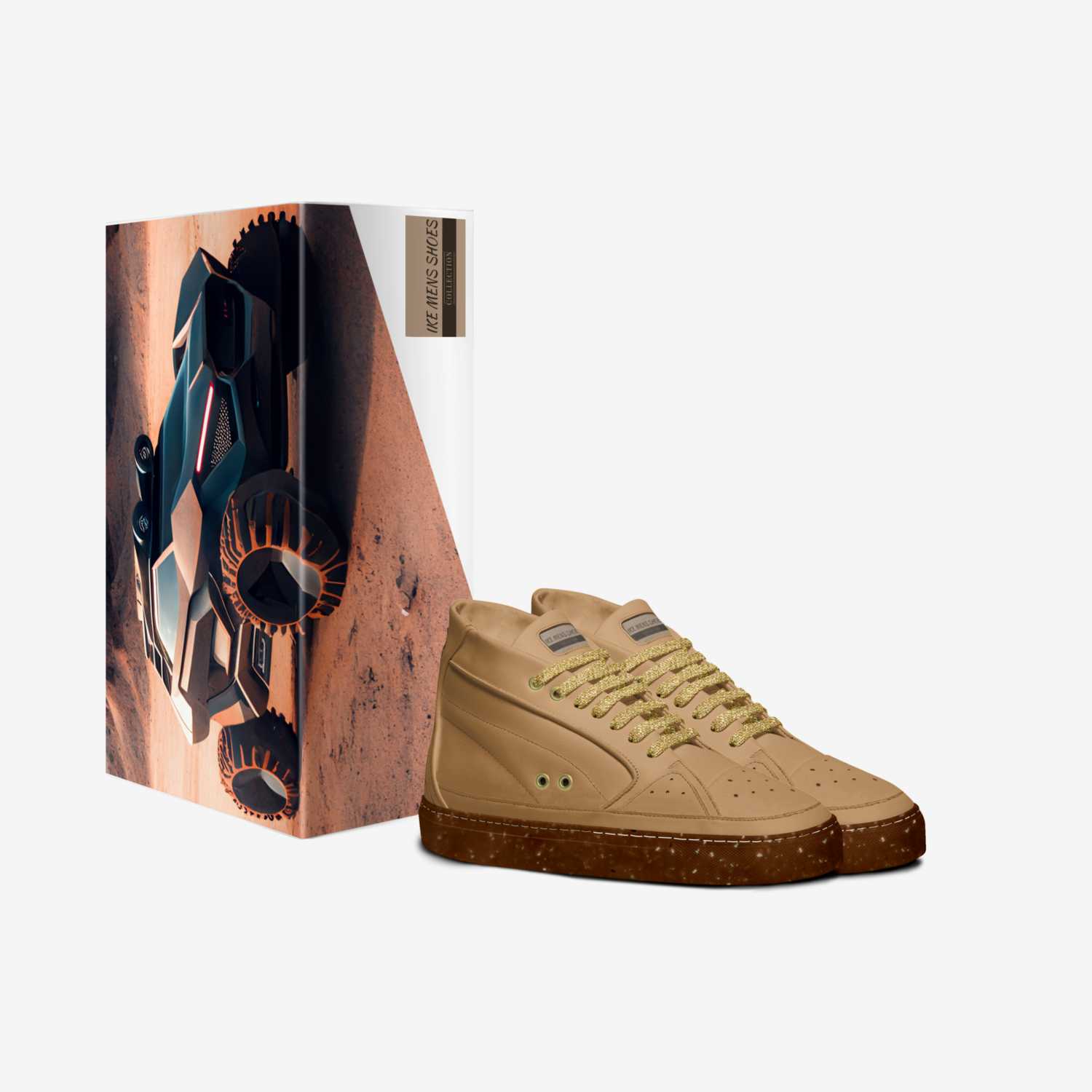 IKE MENS SHOES custom made in Italy shoes by Isaac A Mensah | Box view