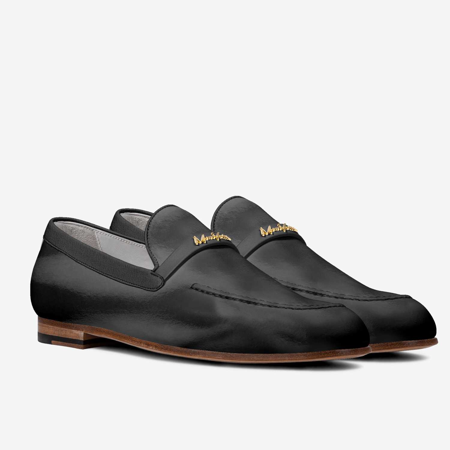 ElegantDrip 004 custom made in Italy shoes by Moneyatti Brand | Double view
