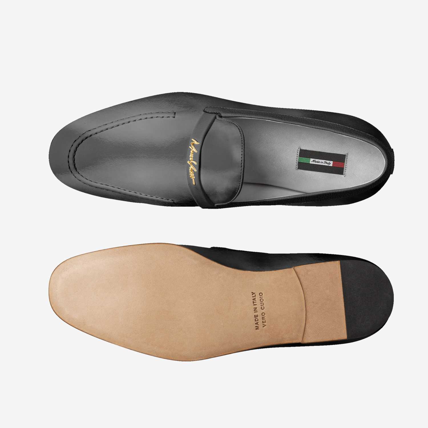 ElegantDrip 004 custom made in Italy shoes by Moneyatti Brand | Top view