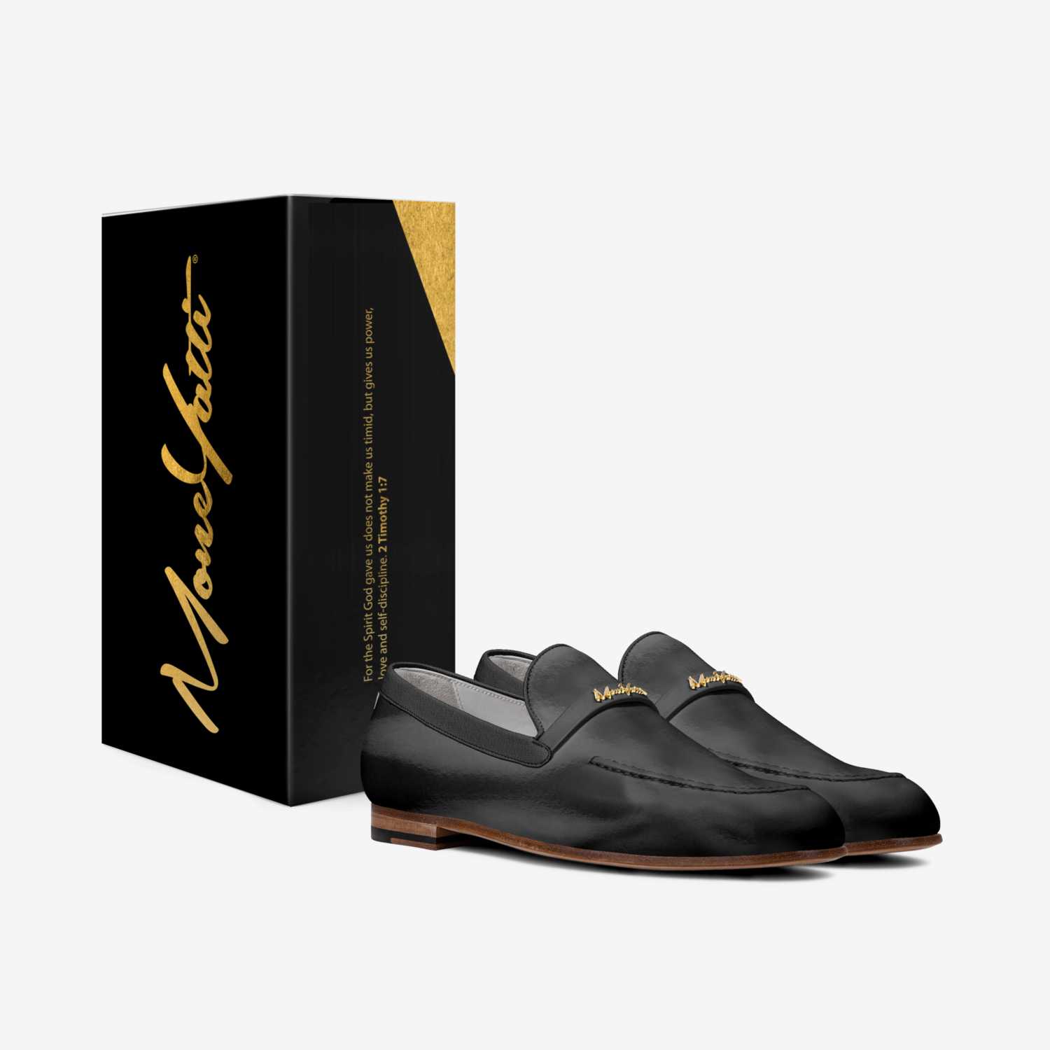 ElegantDrip 004 custom made in Italy shoes by Moneyatti Brand | Box view