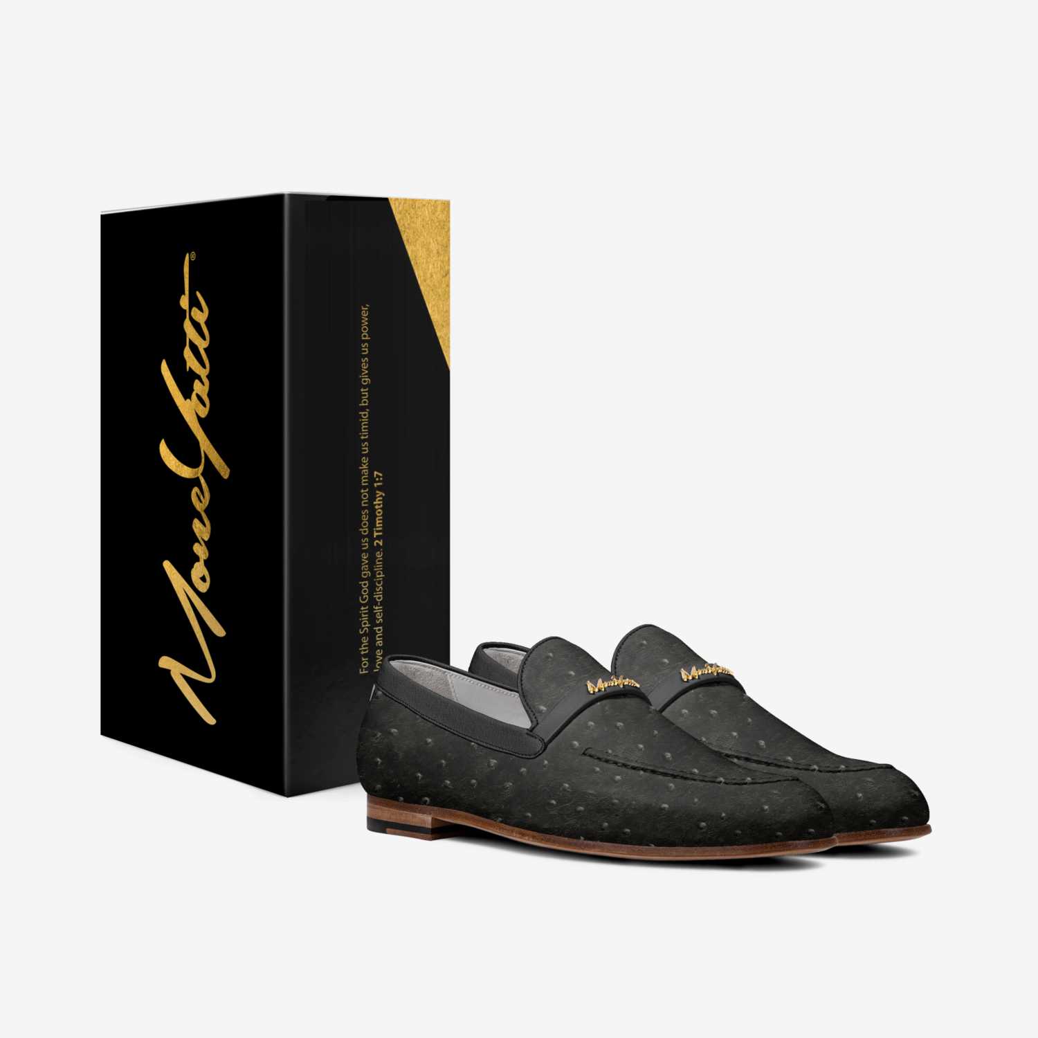  ELEGANTDRIP 006 custom made in Italy shoes by Moneyatti Brand | Box view