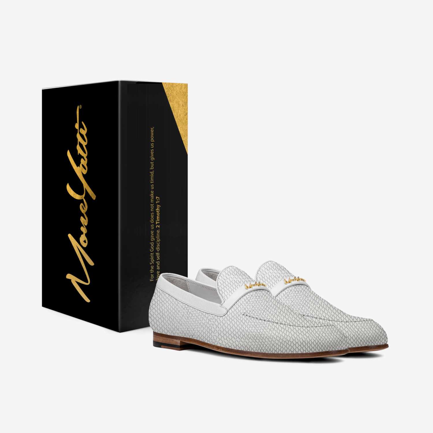 ElegantDrip 008 custom made in Italy shoes by Moneyatti Brand | Box view