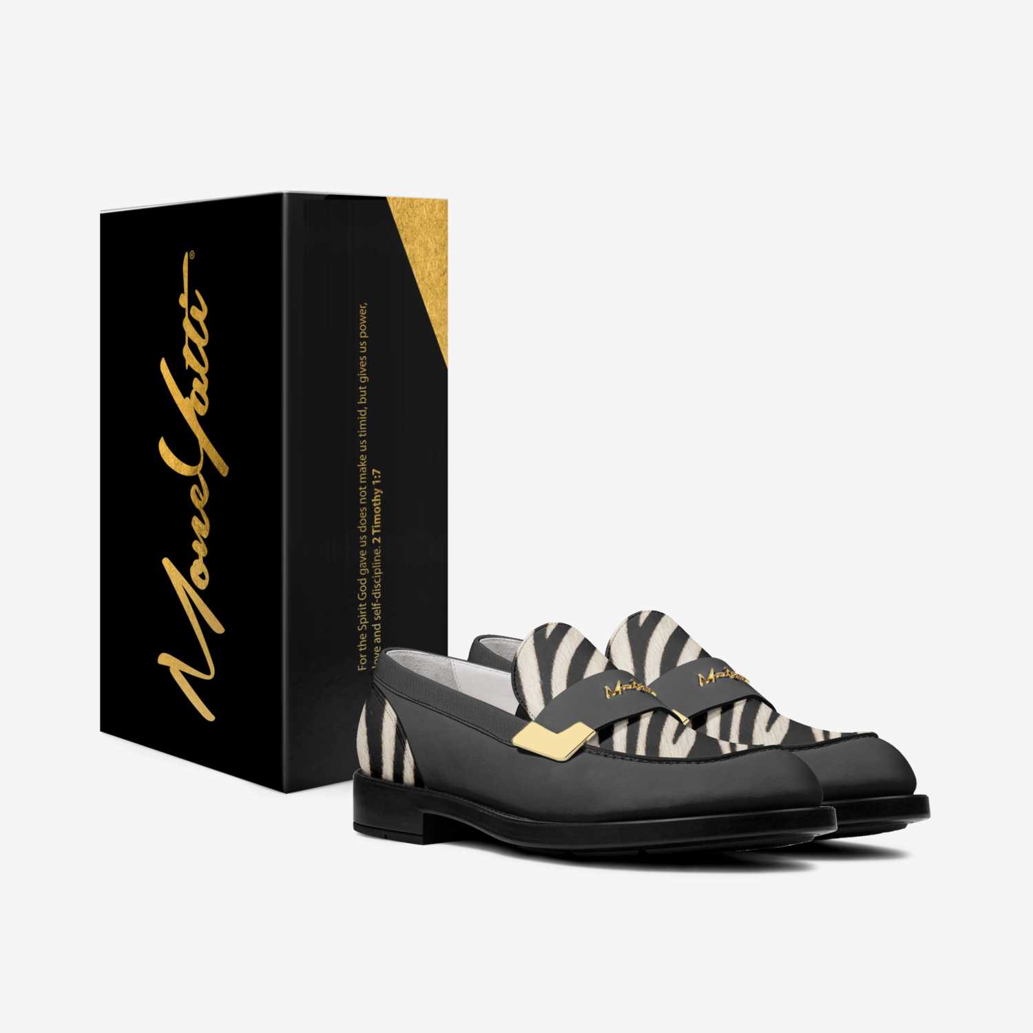 ElegantDrip 011 custom made in Italy shoes by Moneyatti Brand | Box view