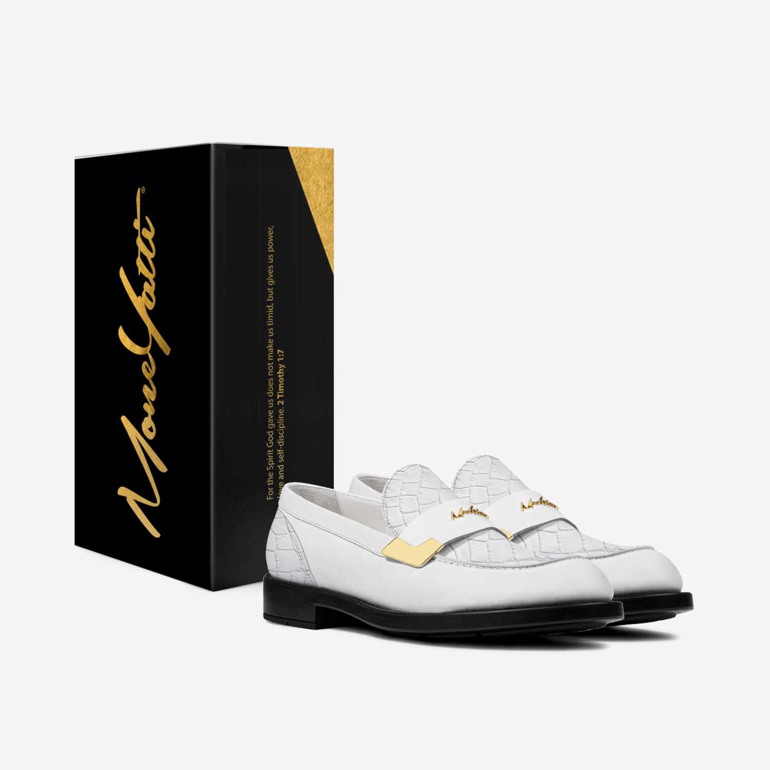 ElegantDrip 015 custom made in Italy shoes by Moneyatti Brand | Box view