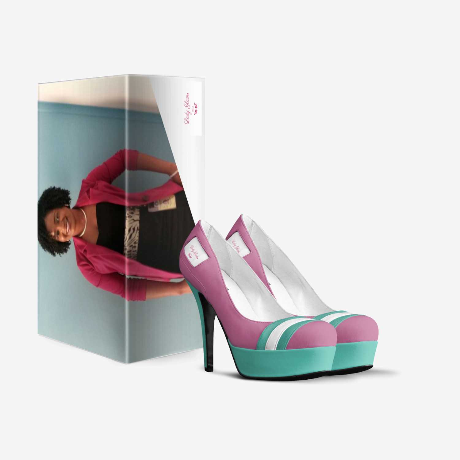 Lady Glam custom made in Italy shoes by Nicholas Blake | Box view