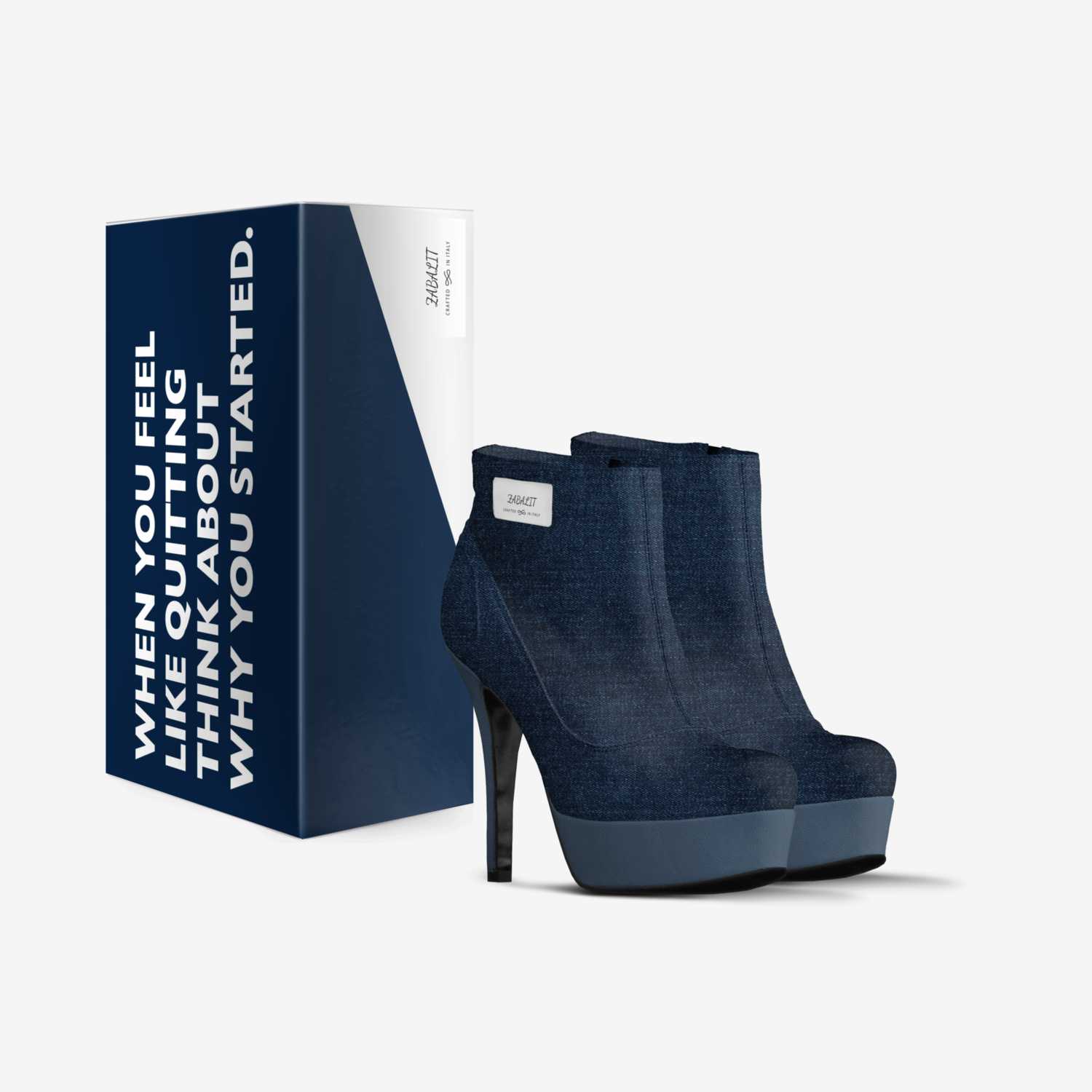 ZABALIT custom made in Italy shoes by Tameka Daniels | Box view