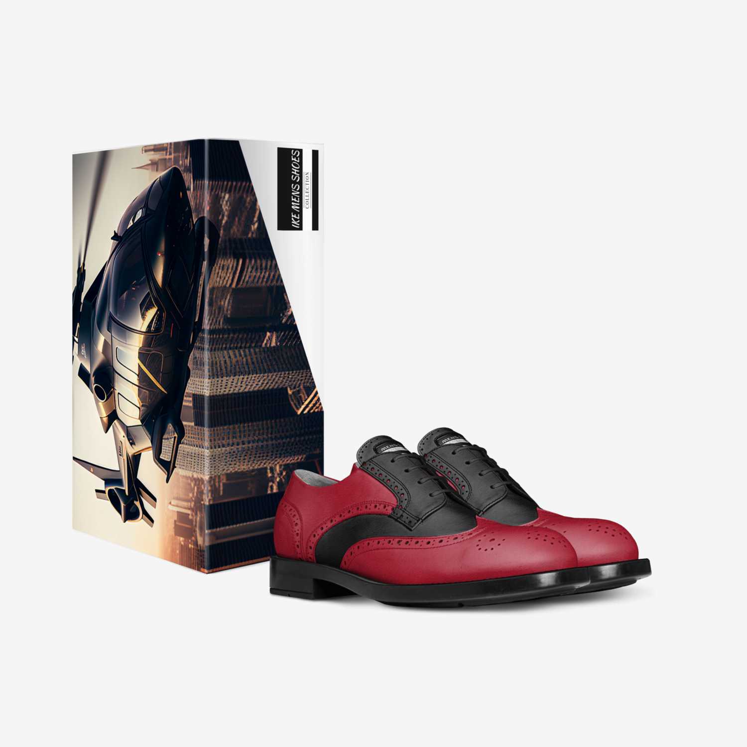 IKE MENS SHOES custom made in Italy shoes by Isaac A Mensah | Box view