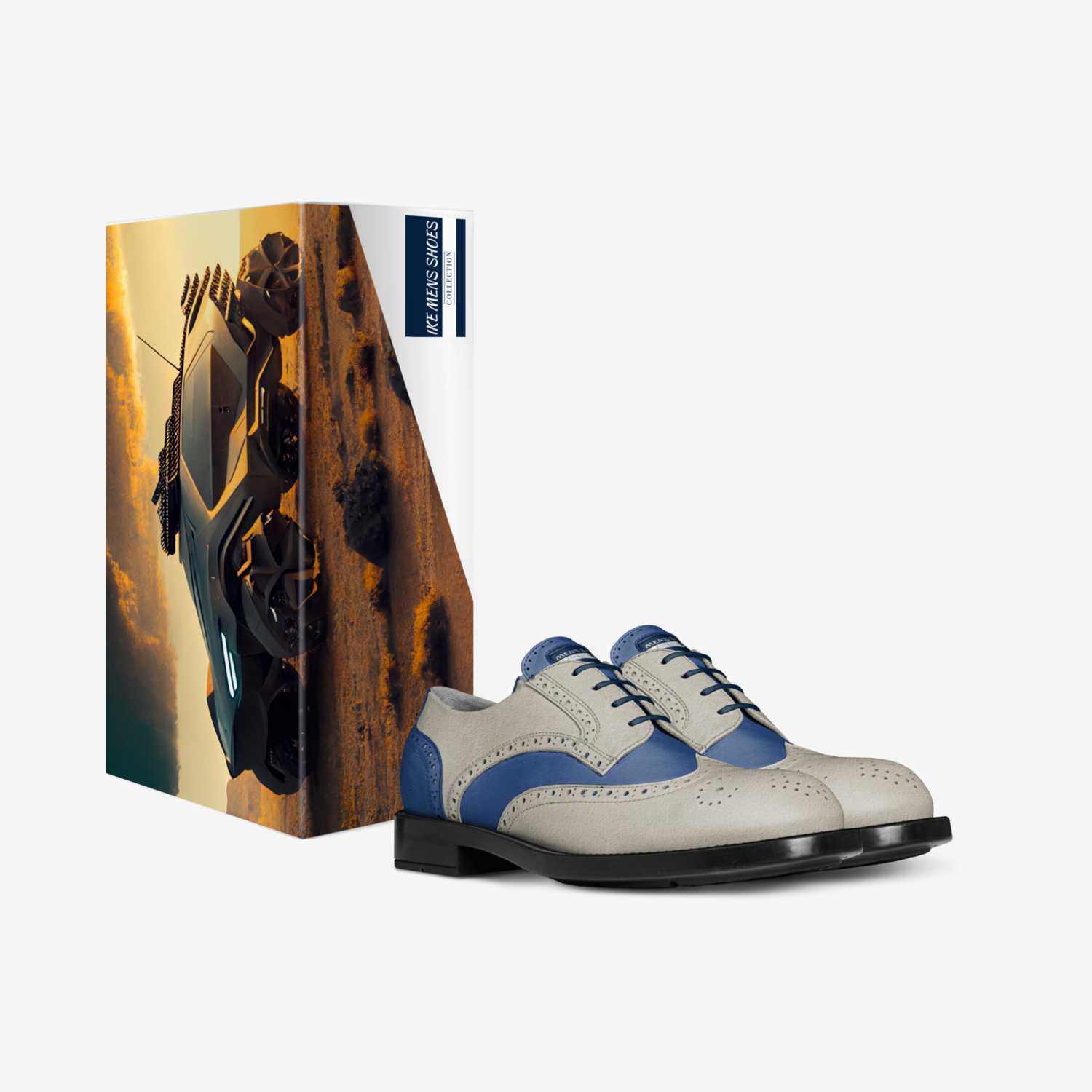 IKE MENS SHOES  custom made in Italy shoes by Isaac A Mensah | Box view