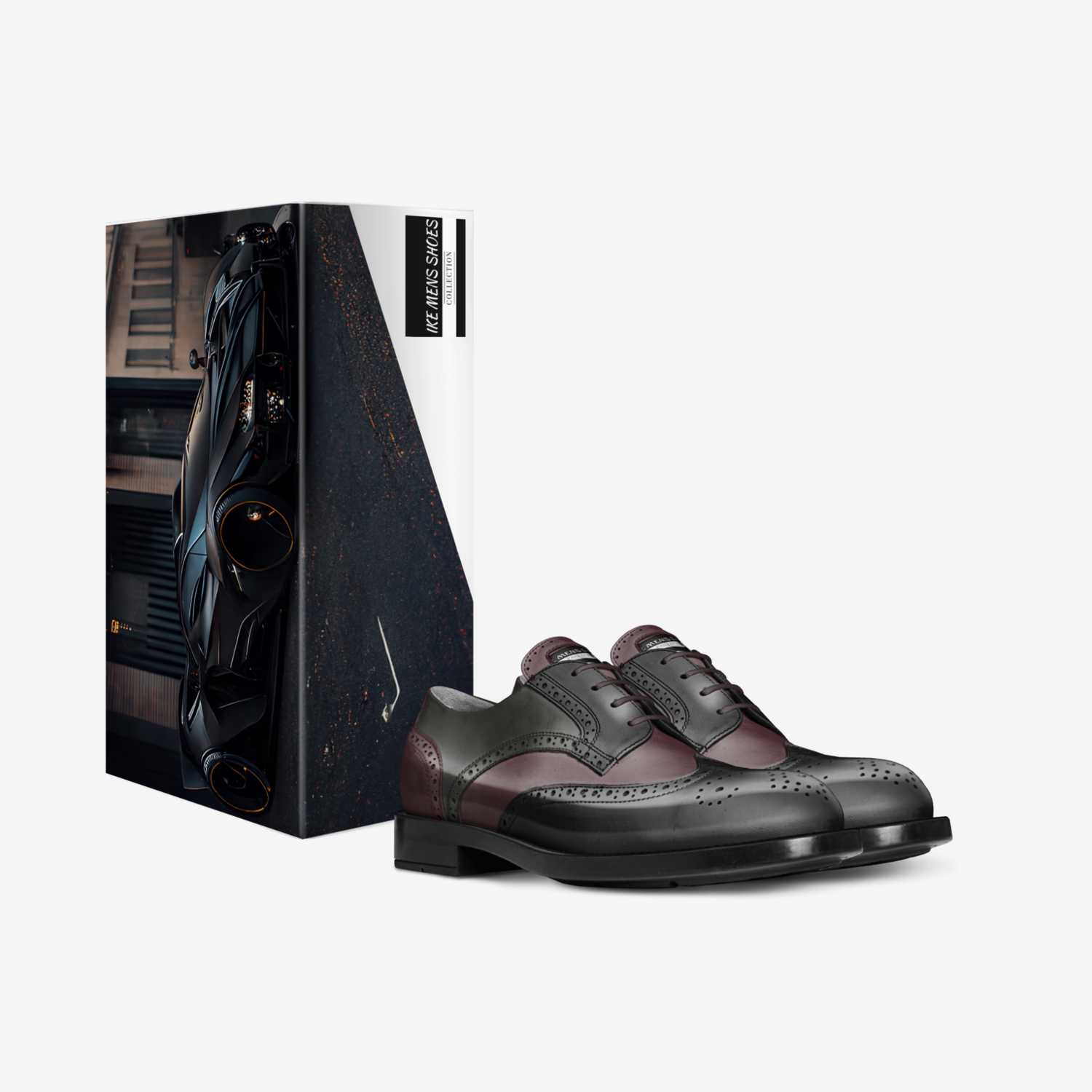 IKE MENS SHOES custom made in Italy shoes by Isaac A Mensah | Box view