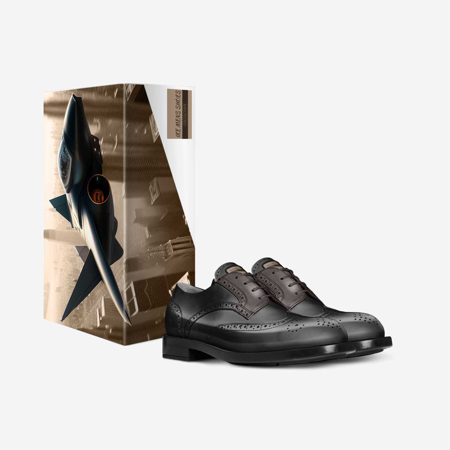 IKE MENS SHOES custom made in Italy shoes by Isaac A Mensah | Box view