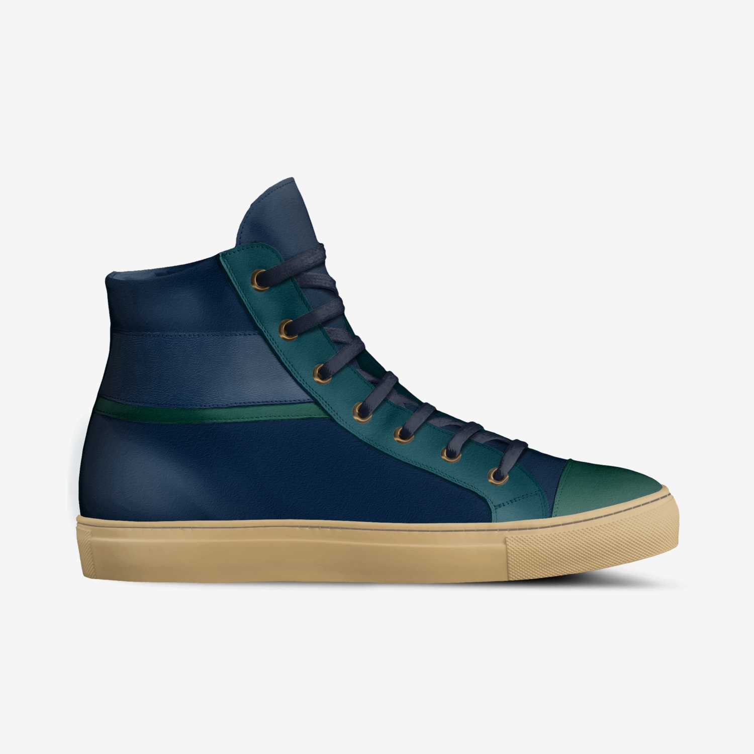 Emerald Collection custom made in Italy shoes by Les Will | Side view