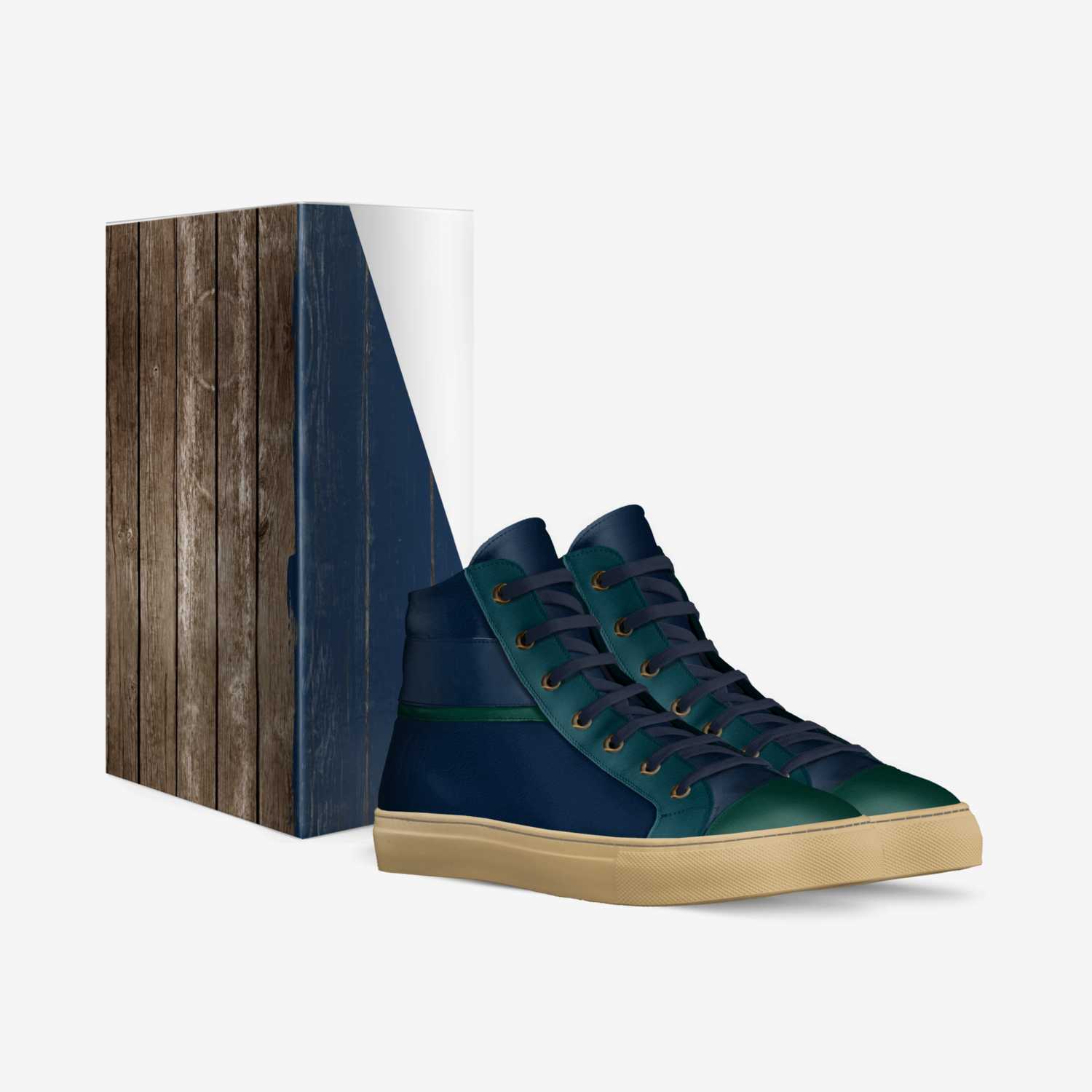Emerald Collection custom made in Italy shoes by Les Will | Box view