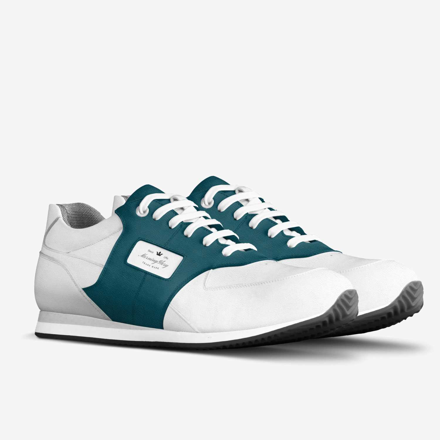 MorningGlory custom made in Italy shoes by Cal Sherwood | Double view