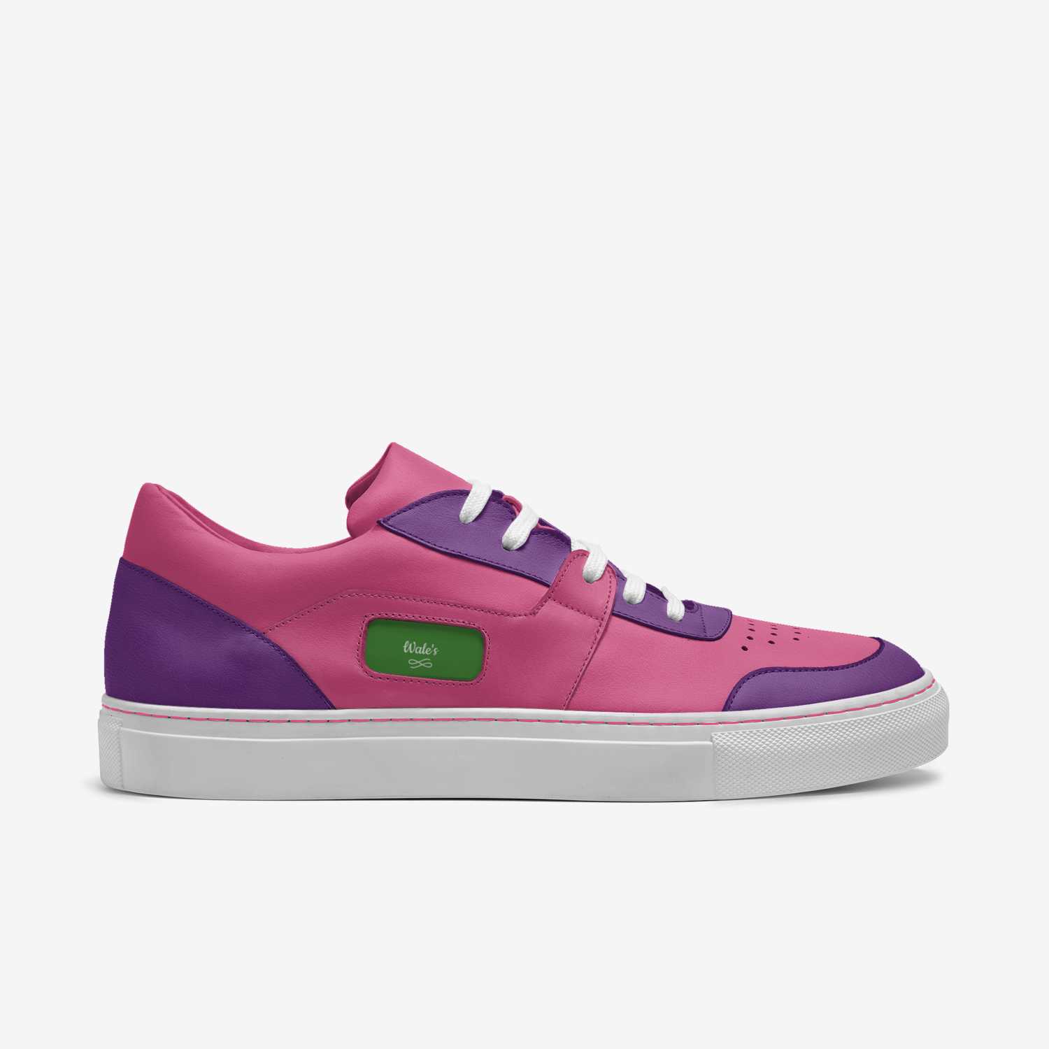 Wale's  custom made in Italy shoes by Melinda Latimore | Side view