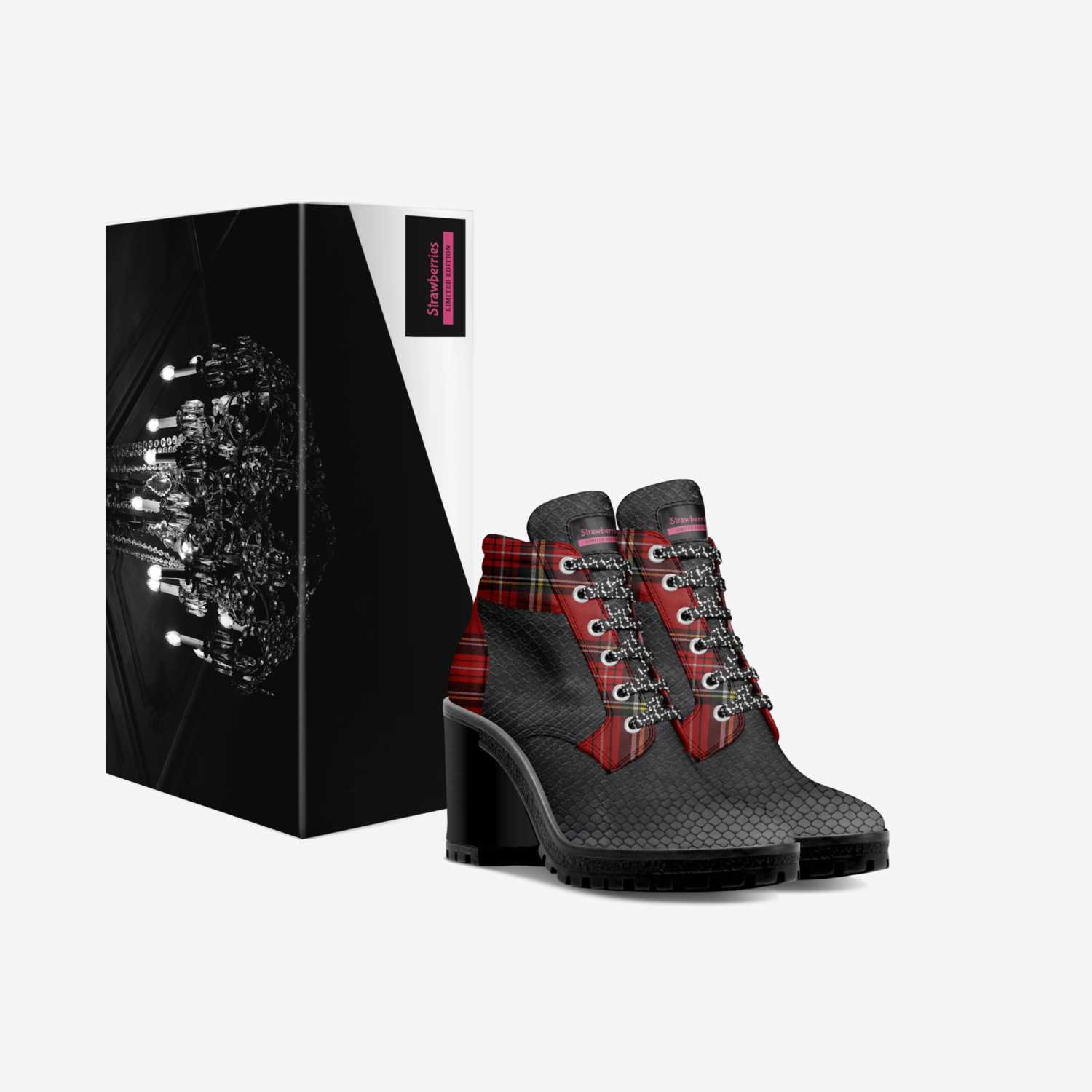 Strawberries  custom made in Italy shoes by Matthew Jenkins | Box view
