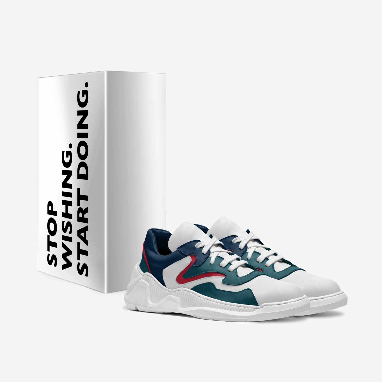 RAE 90' custom made in Italy shoes by Heather Gross | Box view