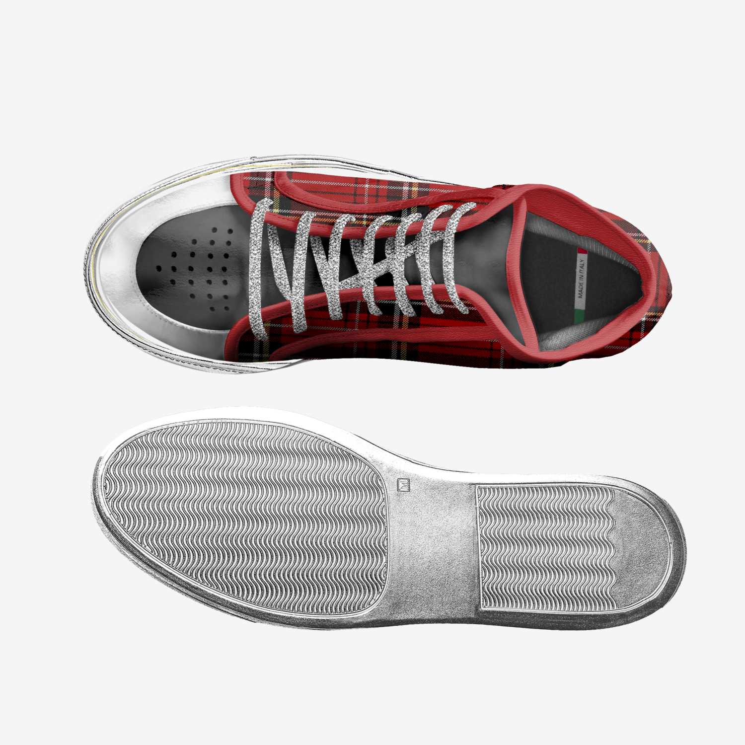 Corey Laron 3 custom made in Italy shoes by Corey Laron Hoskins Jr | Top view