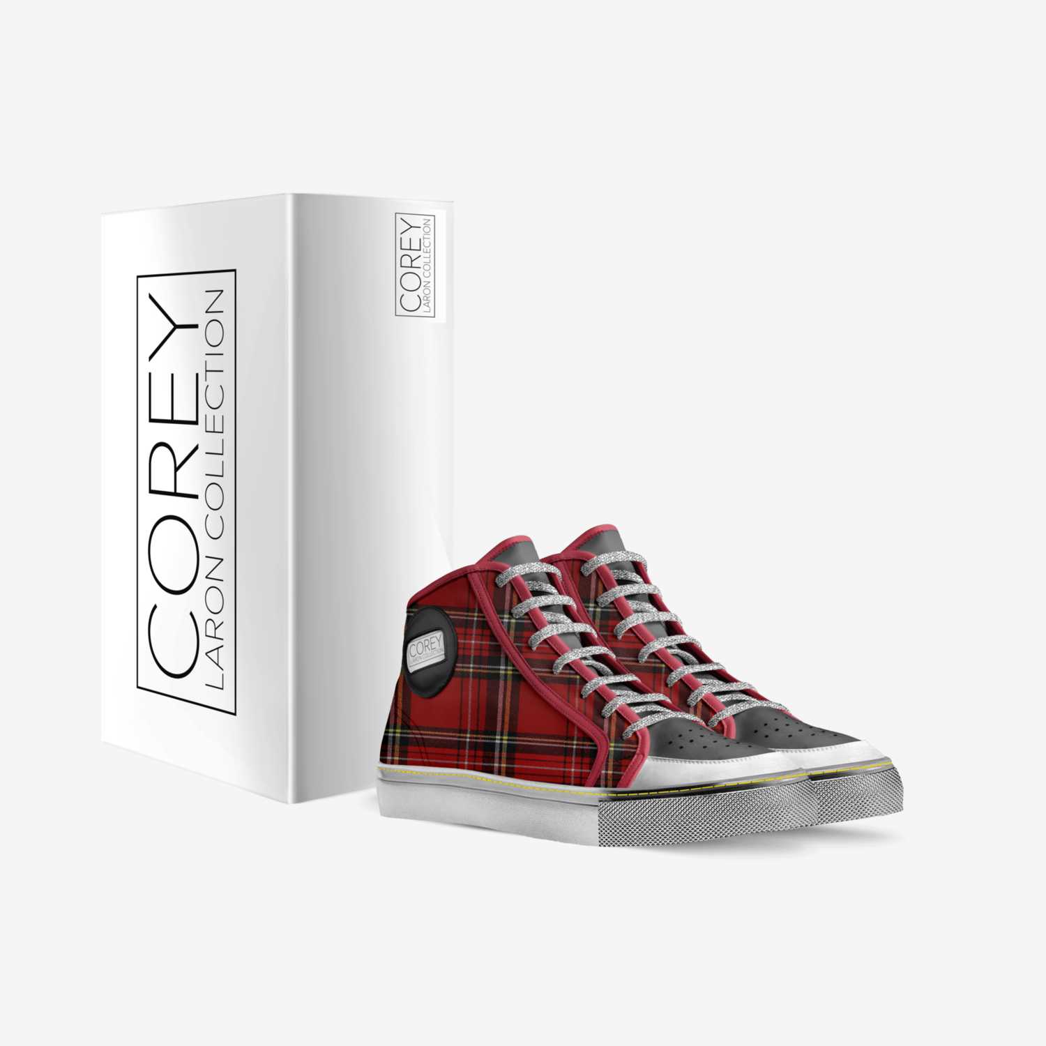 Corey Laron 3 custom made in Italy shoes by Corey Laron Hoskins Jr | Box view