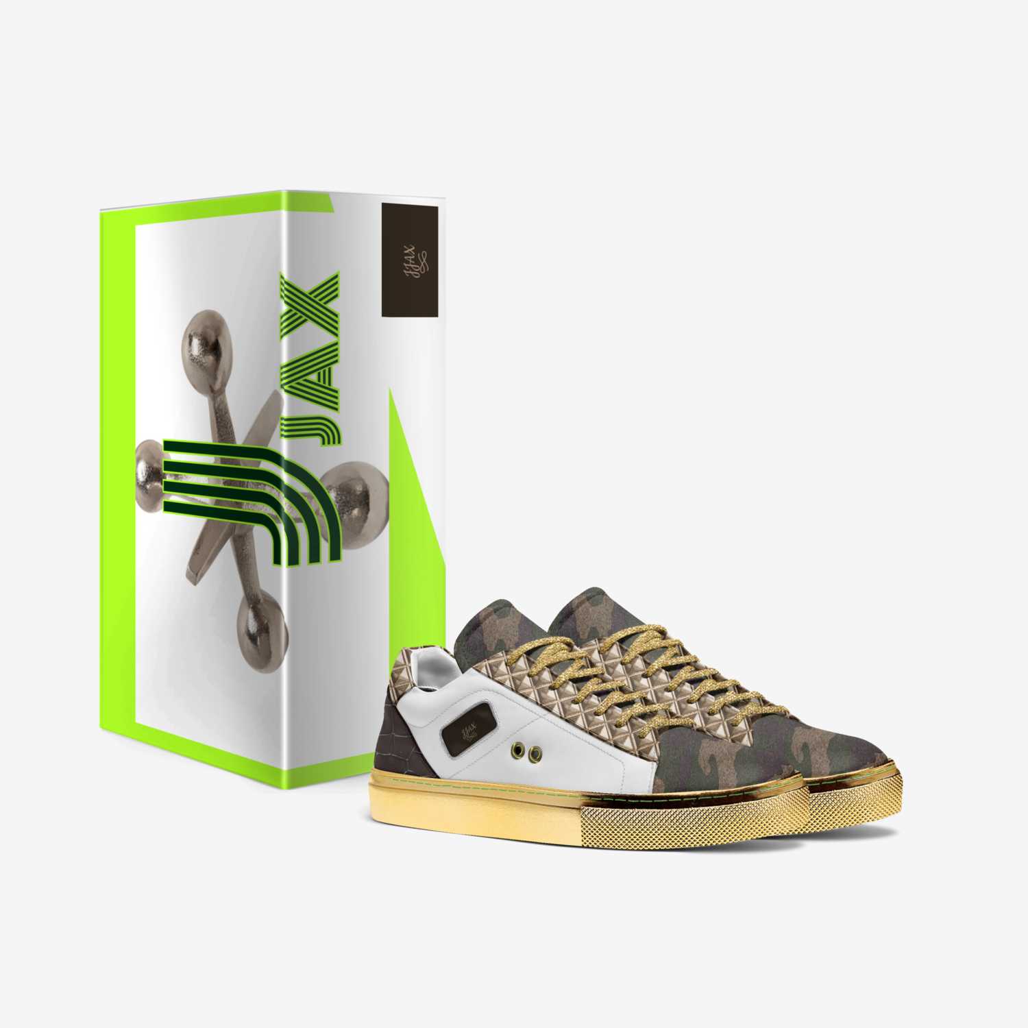 JJAX custom made in Italy shoes by Makayla Morgan | Box view
