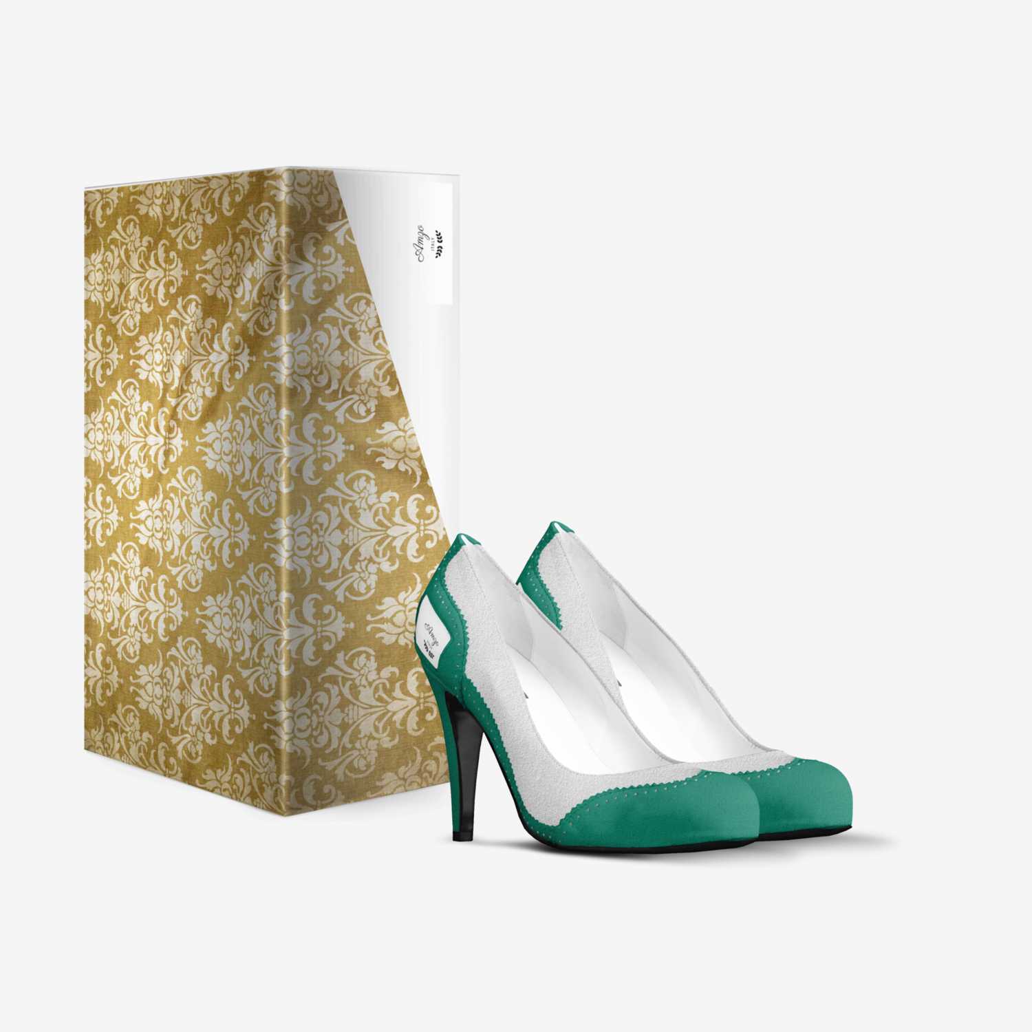 Amzo custom made in Italy shoes by Amy Tsushima | Box view