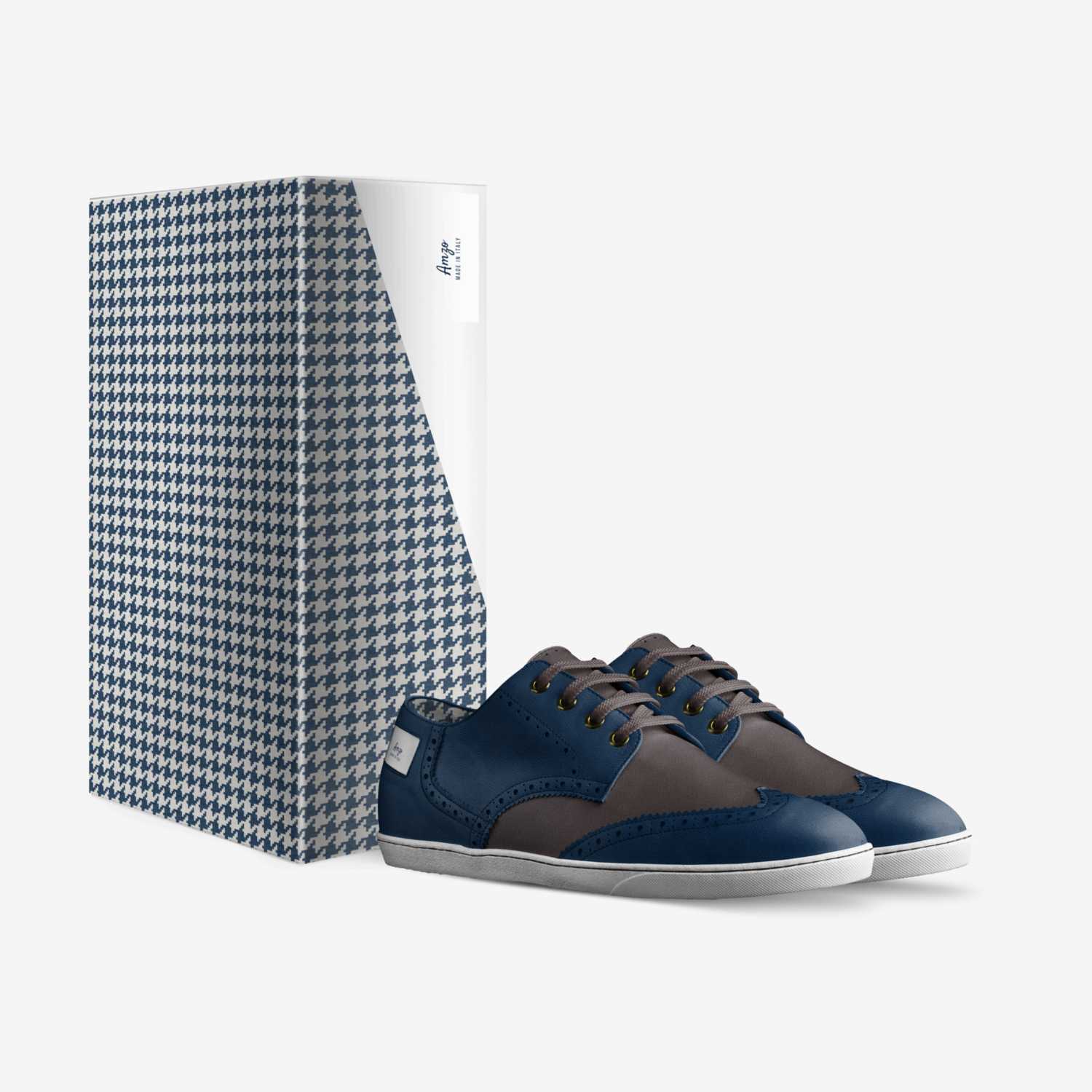 Amzo custom made in Italy shoes by Amy Tsushima | Box view