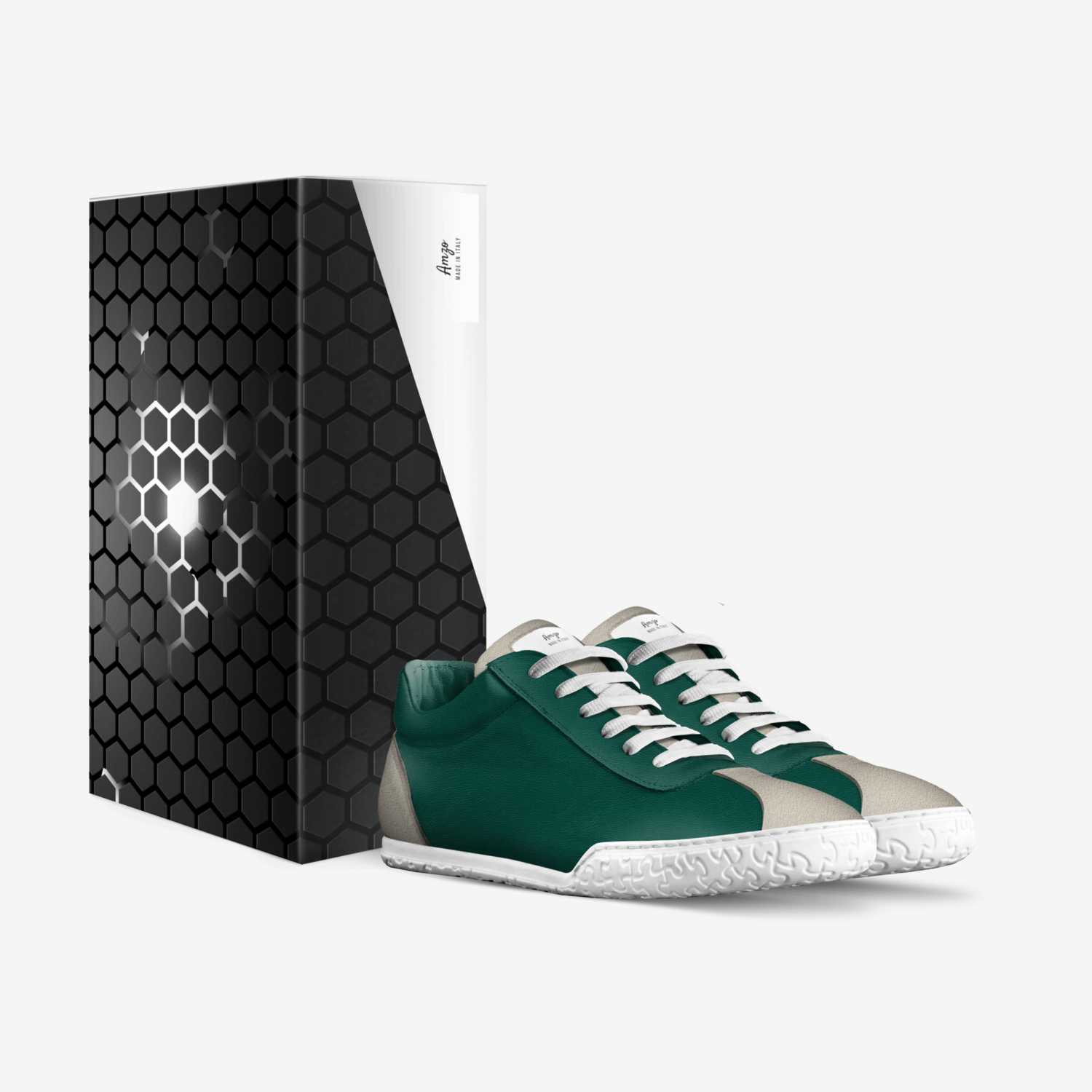 Amzo custom made in Italy shoes by Amy Tsushima | Box view