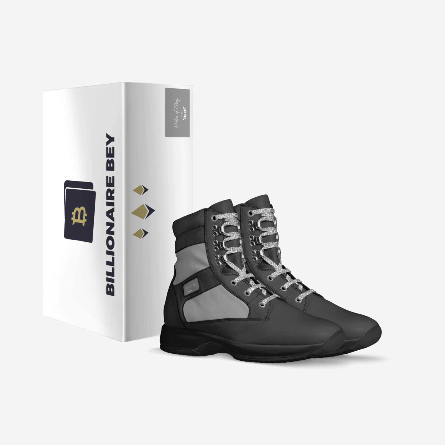Soles of Bey custom made in Italy shoes by Quiame Bey | Box view