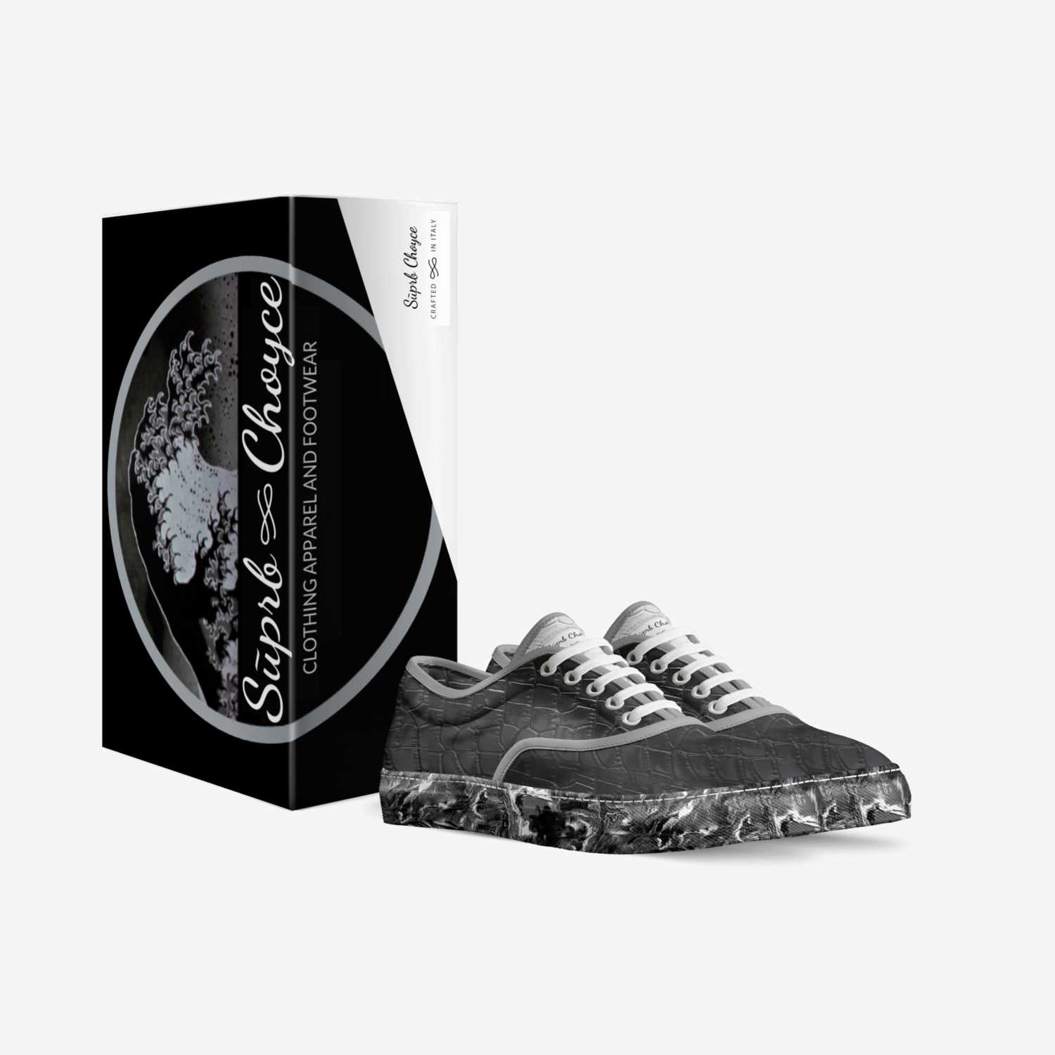 Sūprb Choyce custom made in Italy shoes by Omari Choyce | Box view