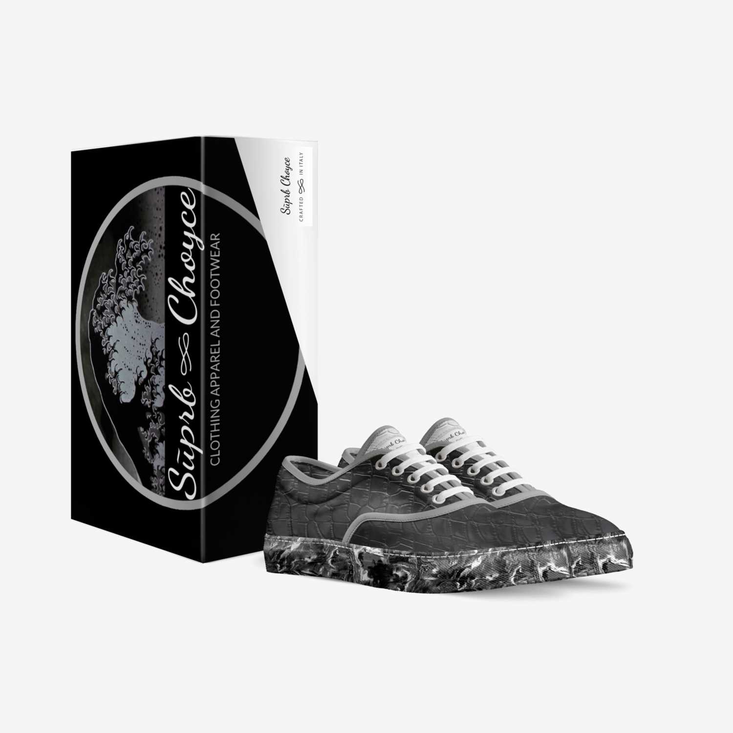 Sūprb Choyce custom made in Italy shoes by Omari Choyce | Box view