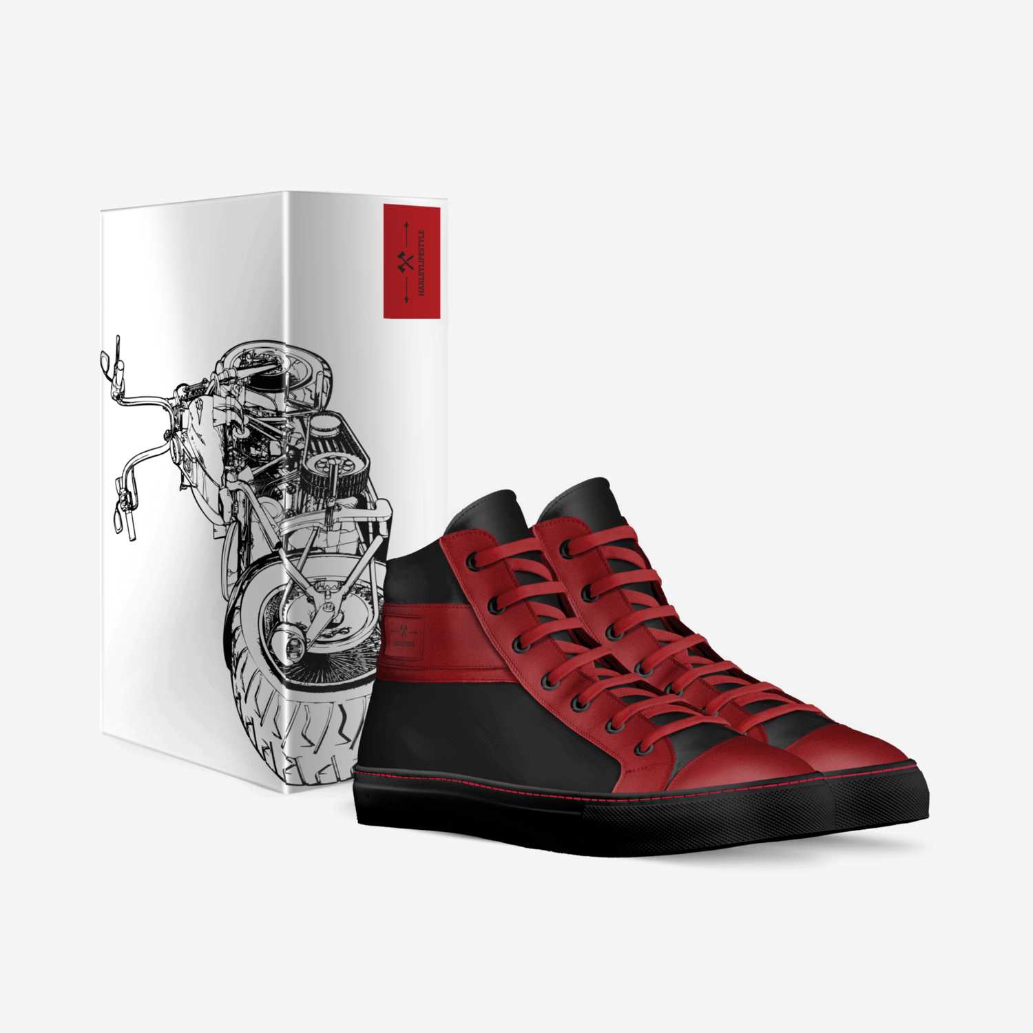 HarleyLifestyle custom made in Italy shoes by Shawn Barrickman | Box view