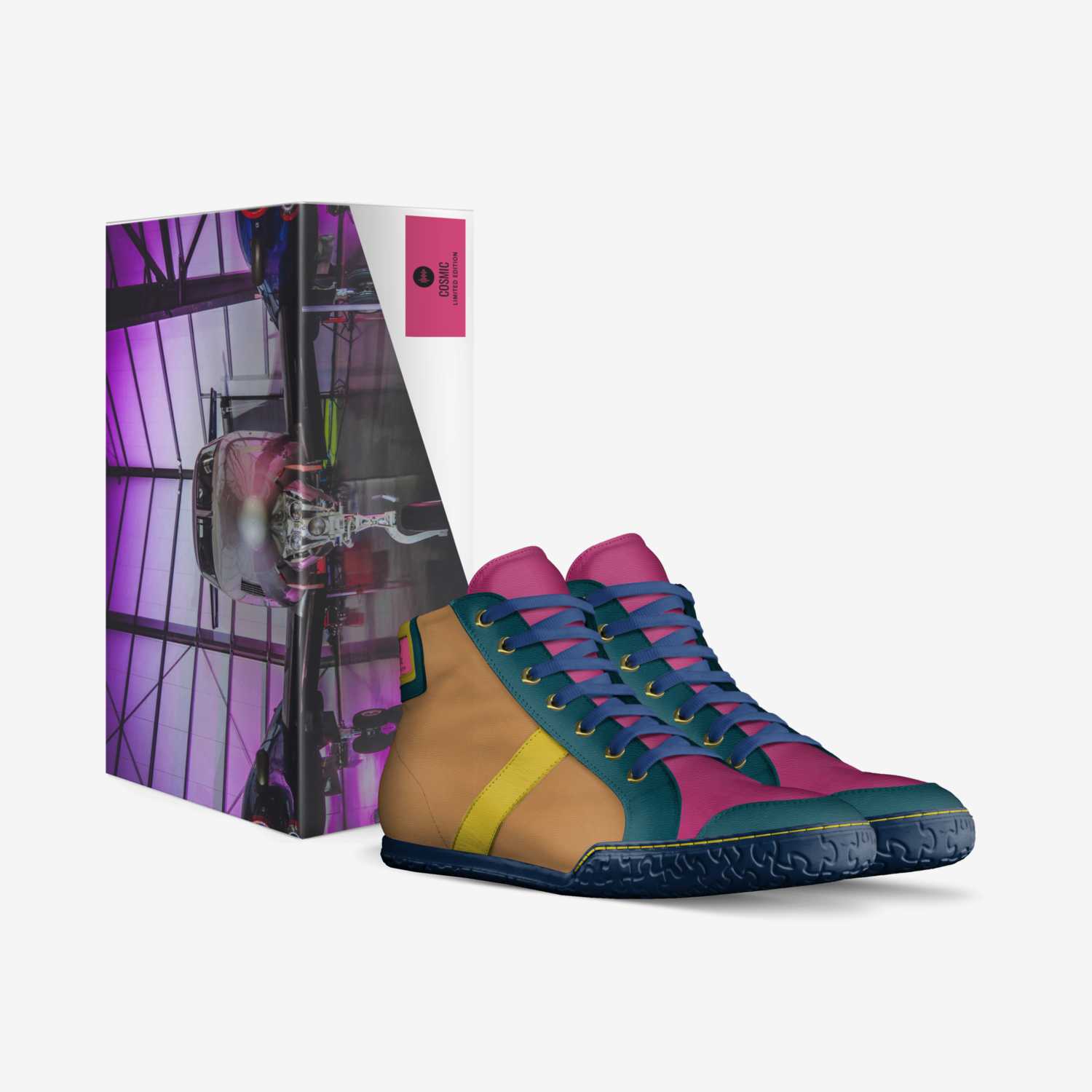 Cosmic  custom made in Italy shoes by Edward Tenner | Box view