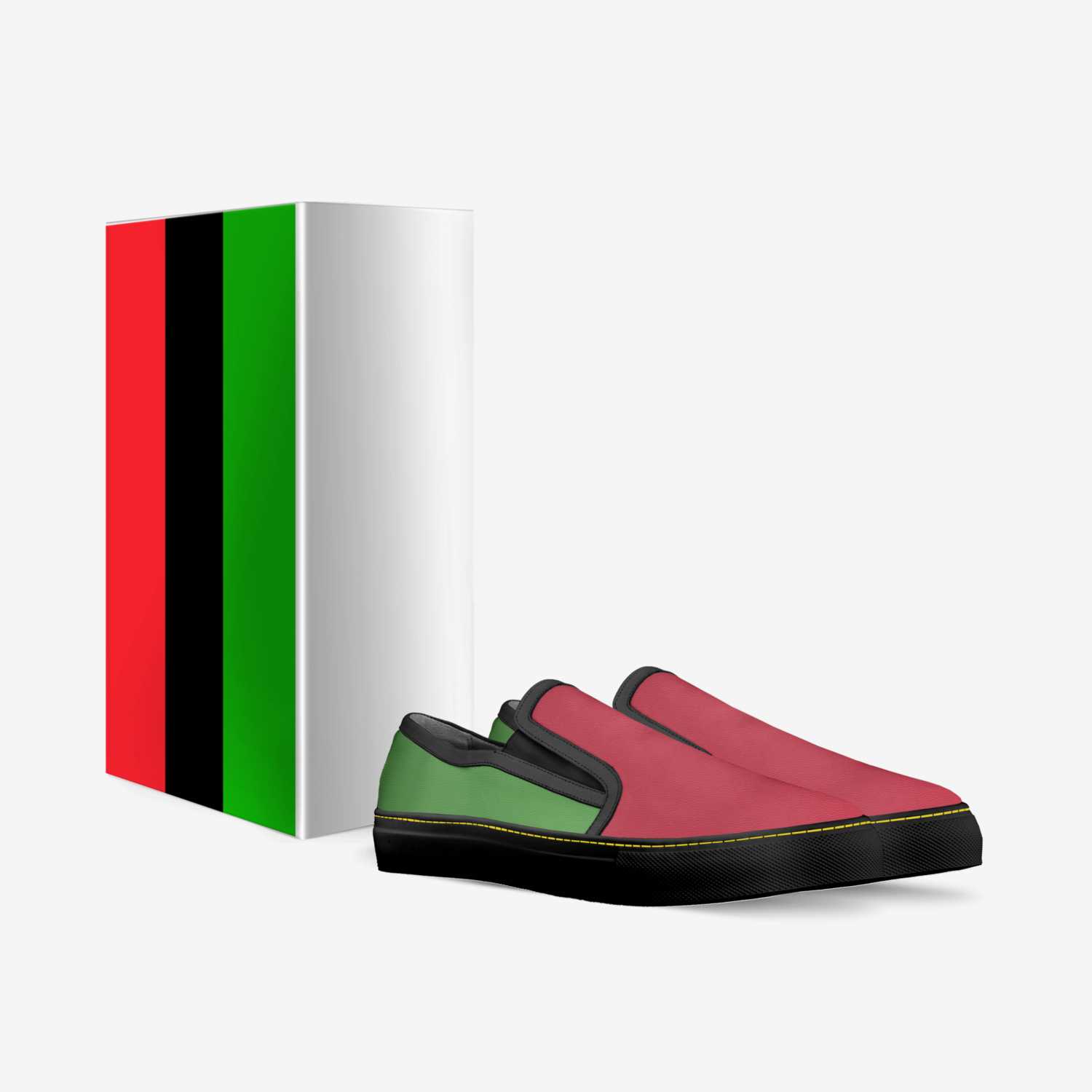 Jelani 1 custom made in Italy shoes by John H. Harris, Jr. | Box view
