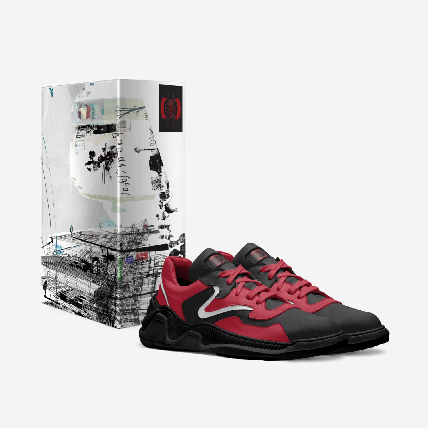 Alphaverse custom made in Italy shoes by Stephen J Patton | Box view