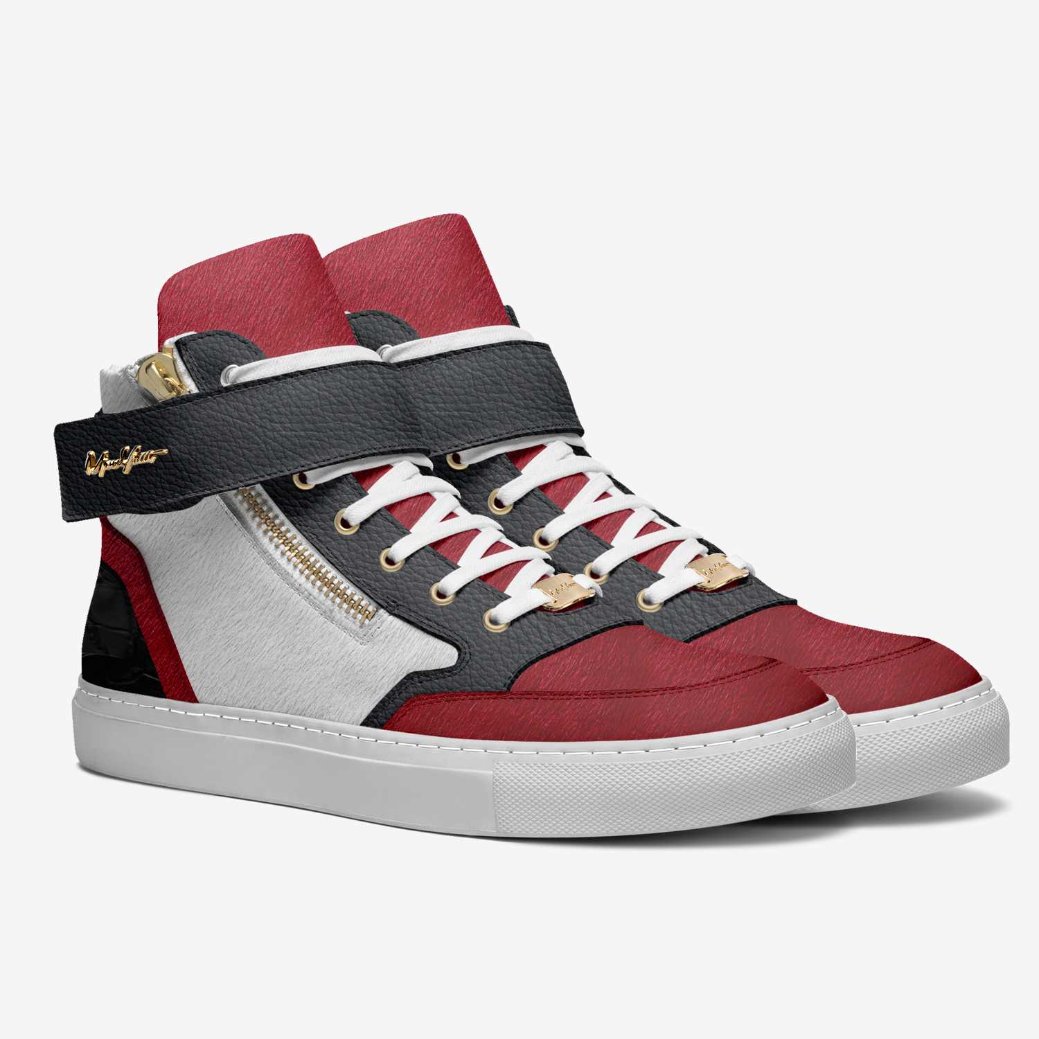MClassic 001 custom made in Italy shoes by Moneyatti Brand | Double view