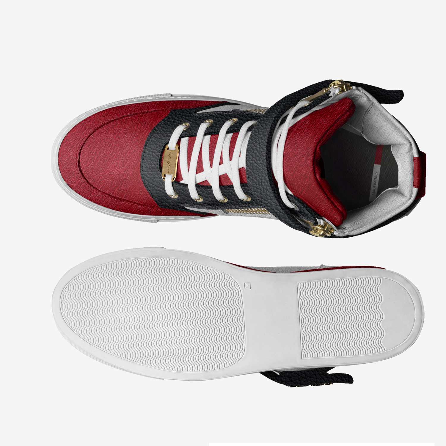 MClassic 001 custom made in Italy shoes by Moneyatti Brand | Top view