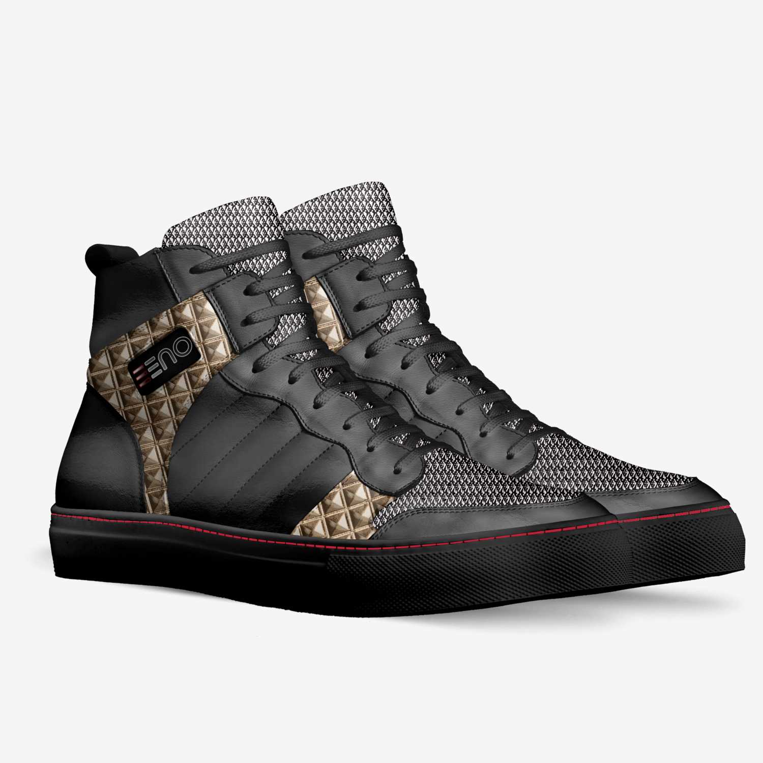 ENO 2001 custom made in Italy shoes by Redstar Mafia | Double view