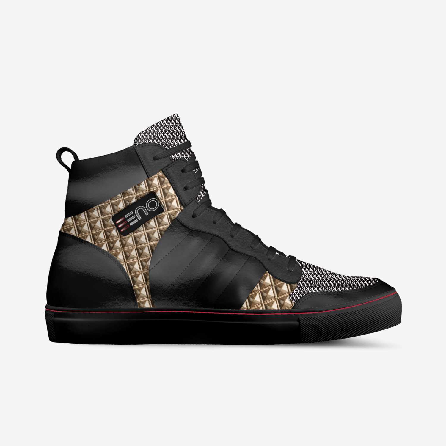 ENO 2001 custom made in Italy shoes by Redstar Mafia | Side view