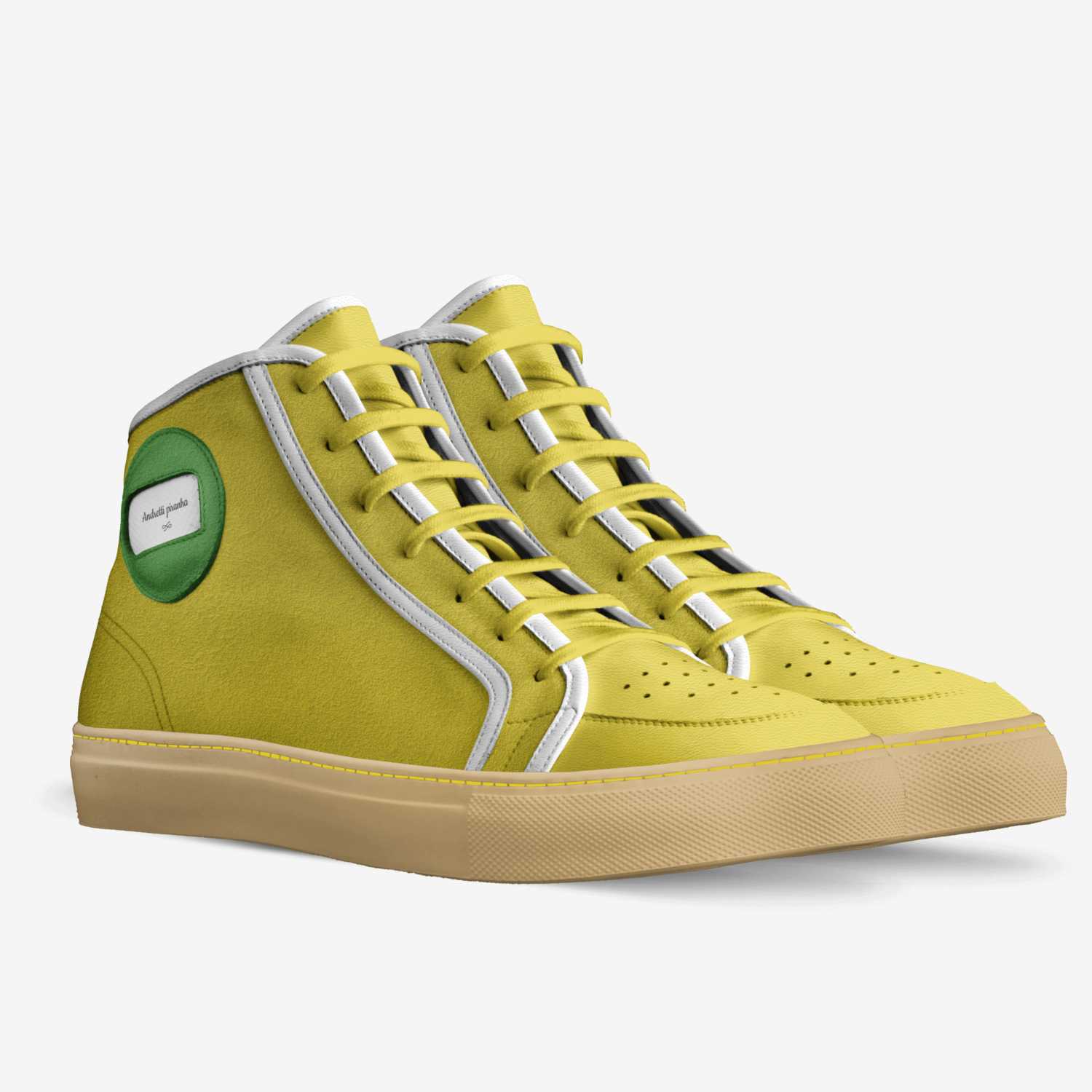 Andretti piranha custom made in Italy shoes by Julio Perez | Double view