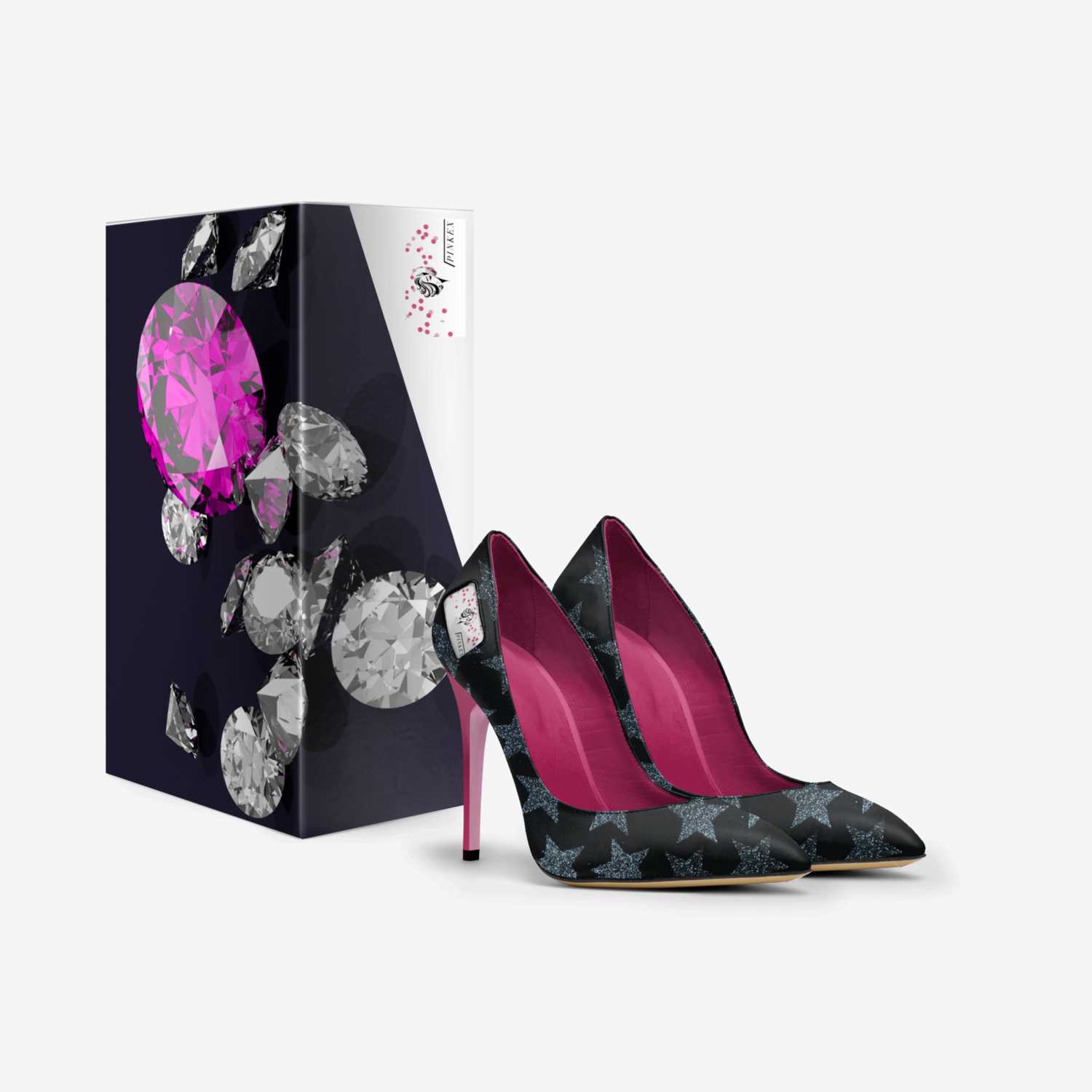 PinkEx custom made in Italy shoes by Nayamka Jackson | Box view