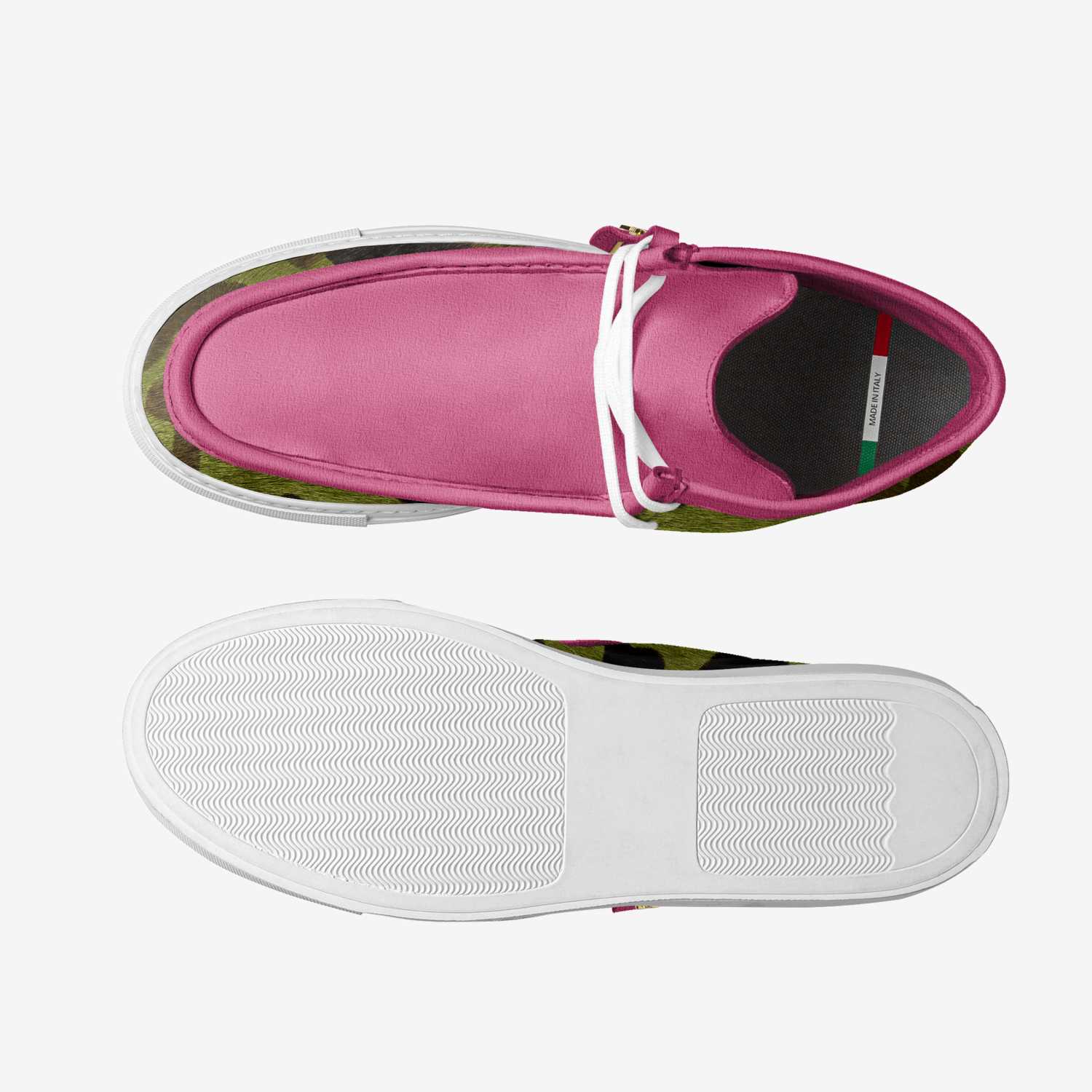 Lux 070 custom made in Italy shoes by Moneyatti Brand | Top view