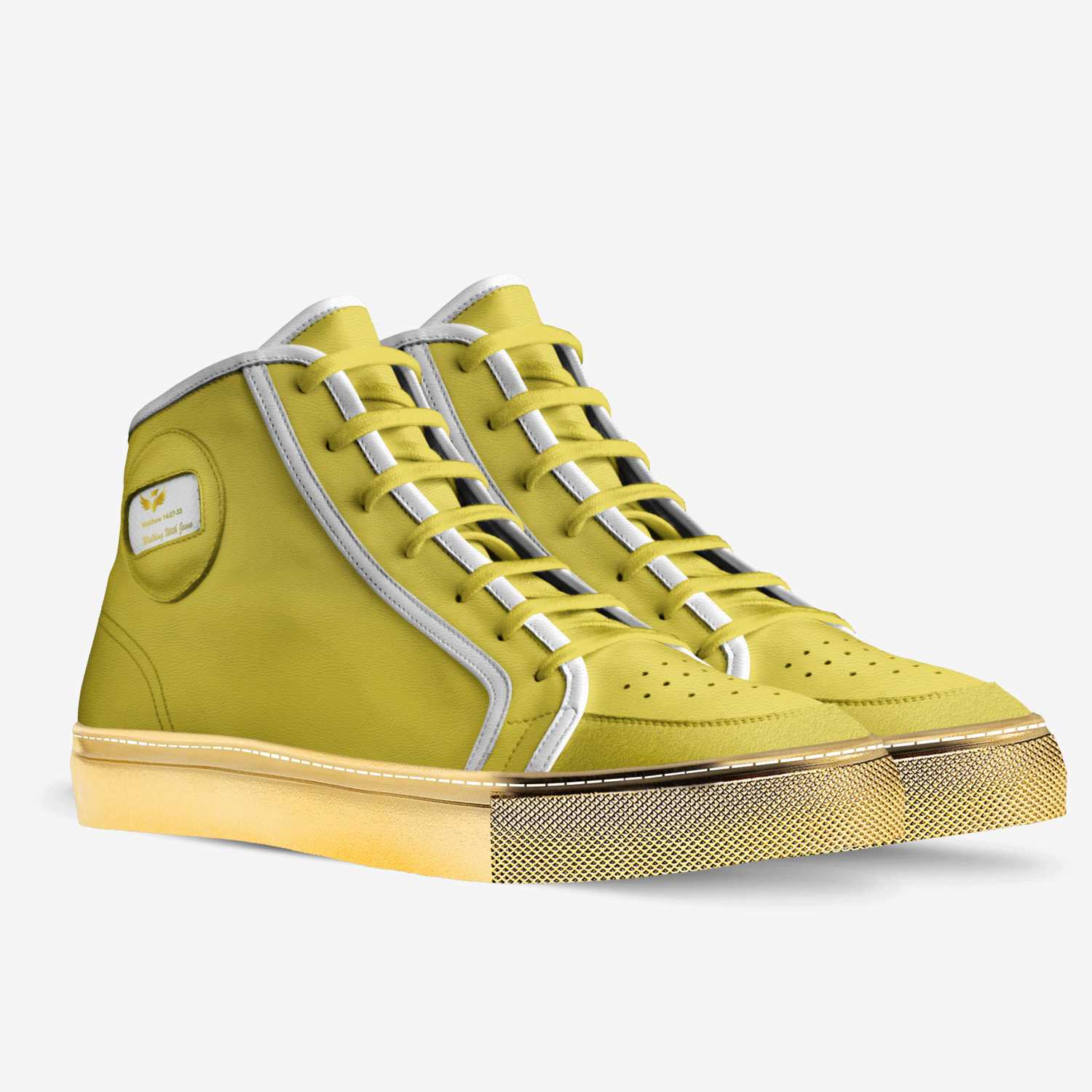 Saving Souls custom made in Italy shoes by Janel Stirling | Double view