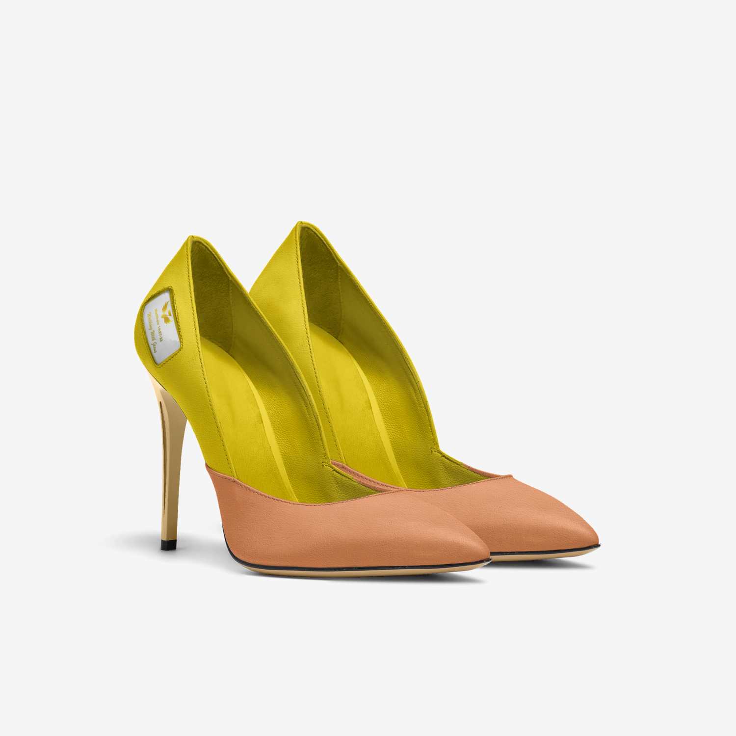 Saving Souls custom made in Italy shoes by Janel Stirling | Double view